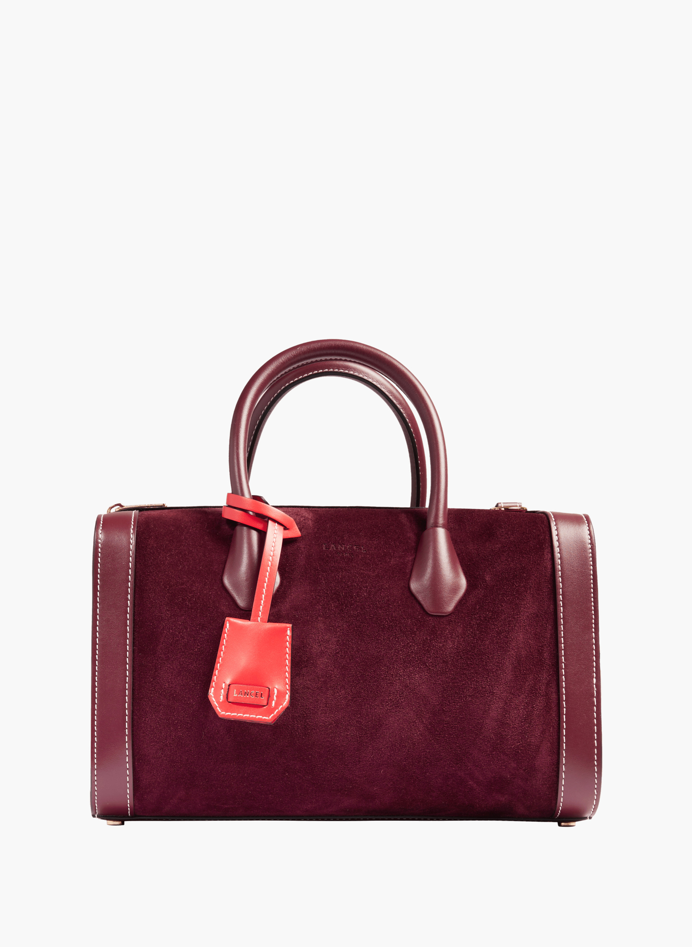 Sac bowling m bcbg de lancel en cuir LANCEL Violet