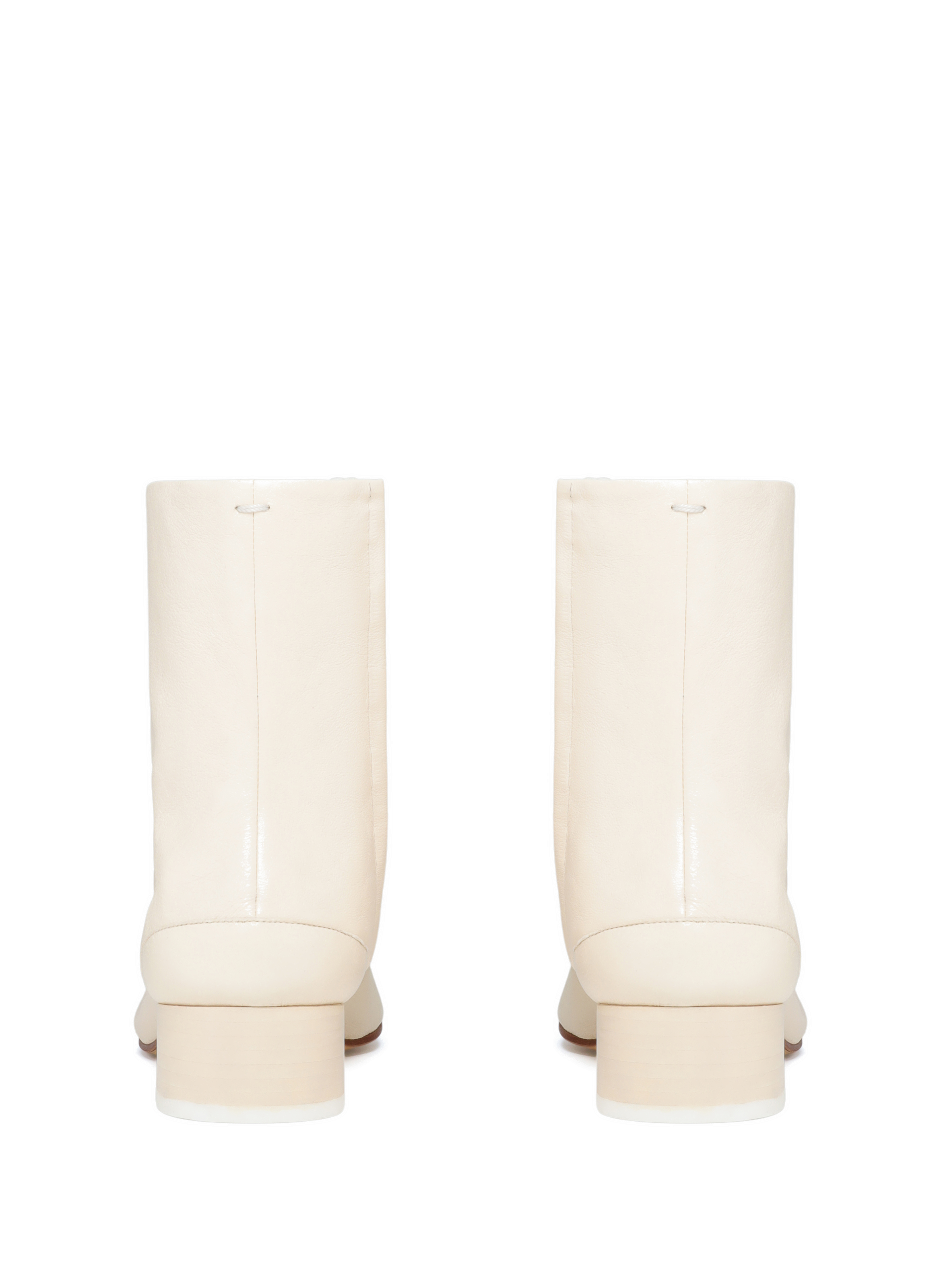 Tabi leather loafers  MAISON MARGIELA White