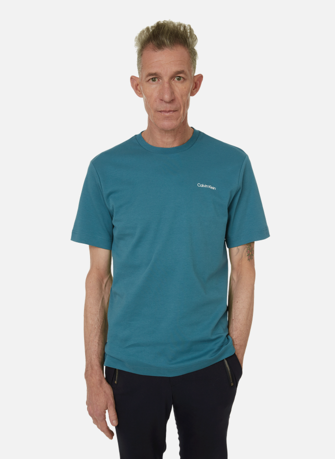 T-shirt en coton organique mélangé CALVIN KLEIN