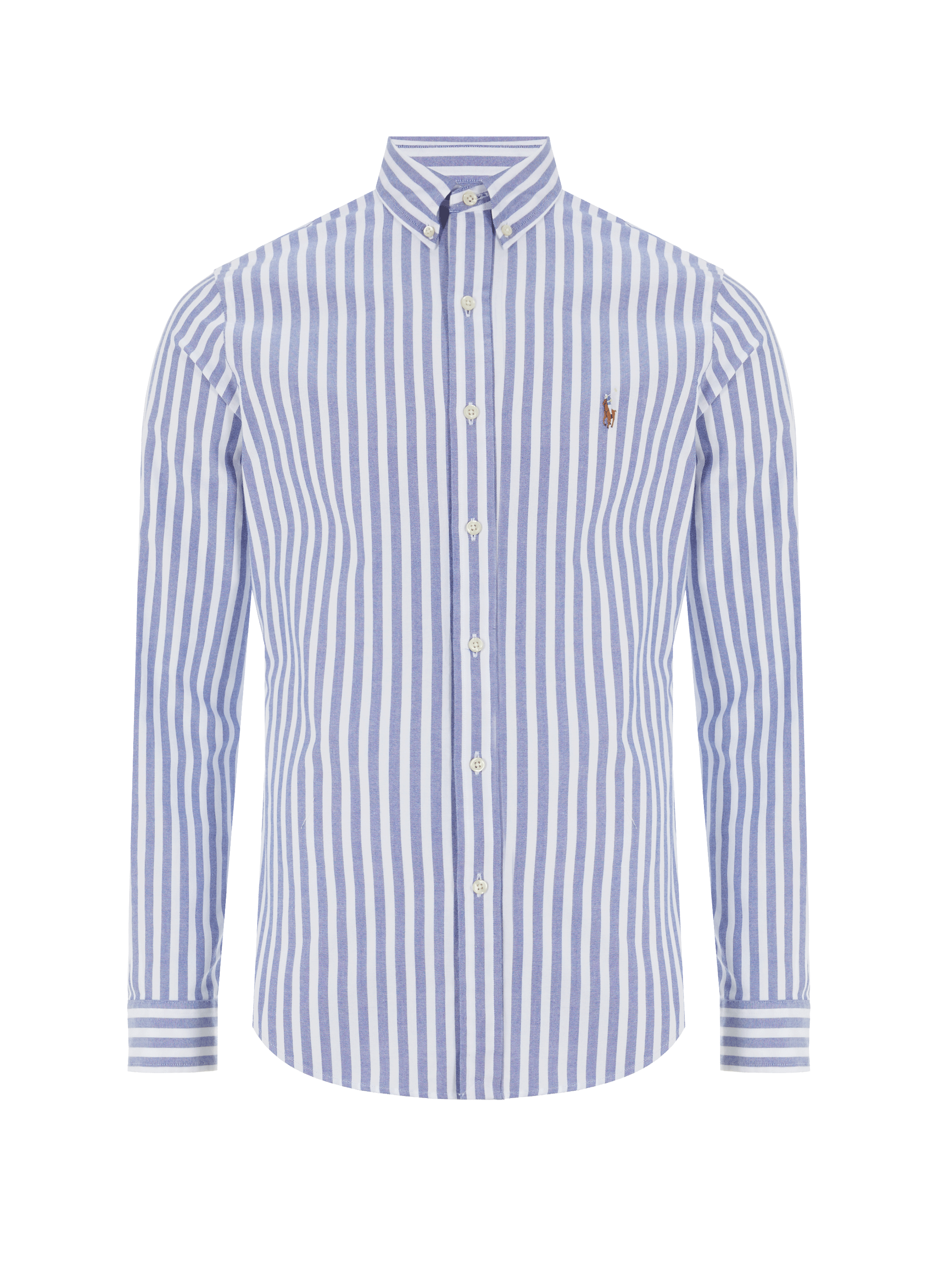 Chemise rayée slim fit en coton