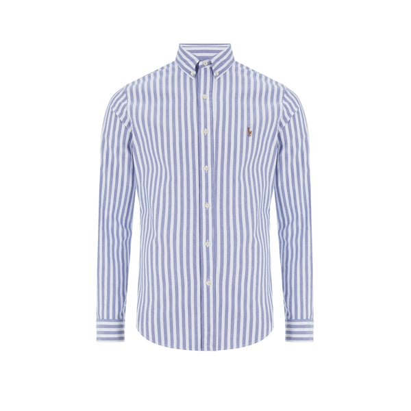 Chemise rayée slim fit en coton