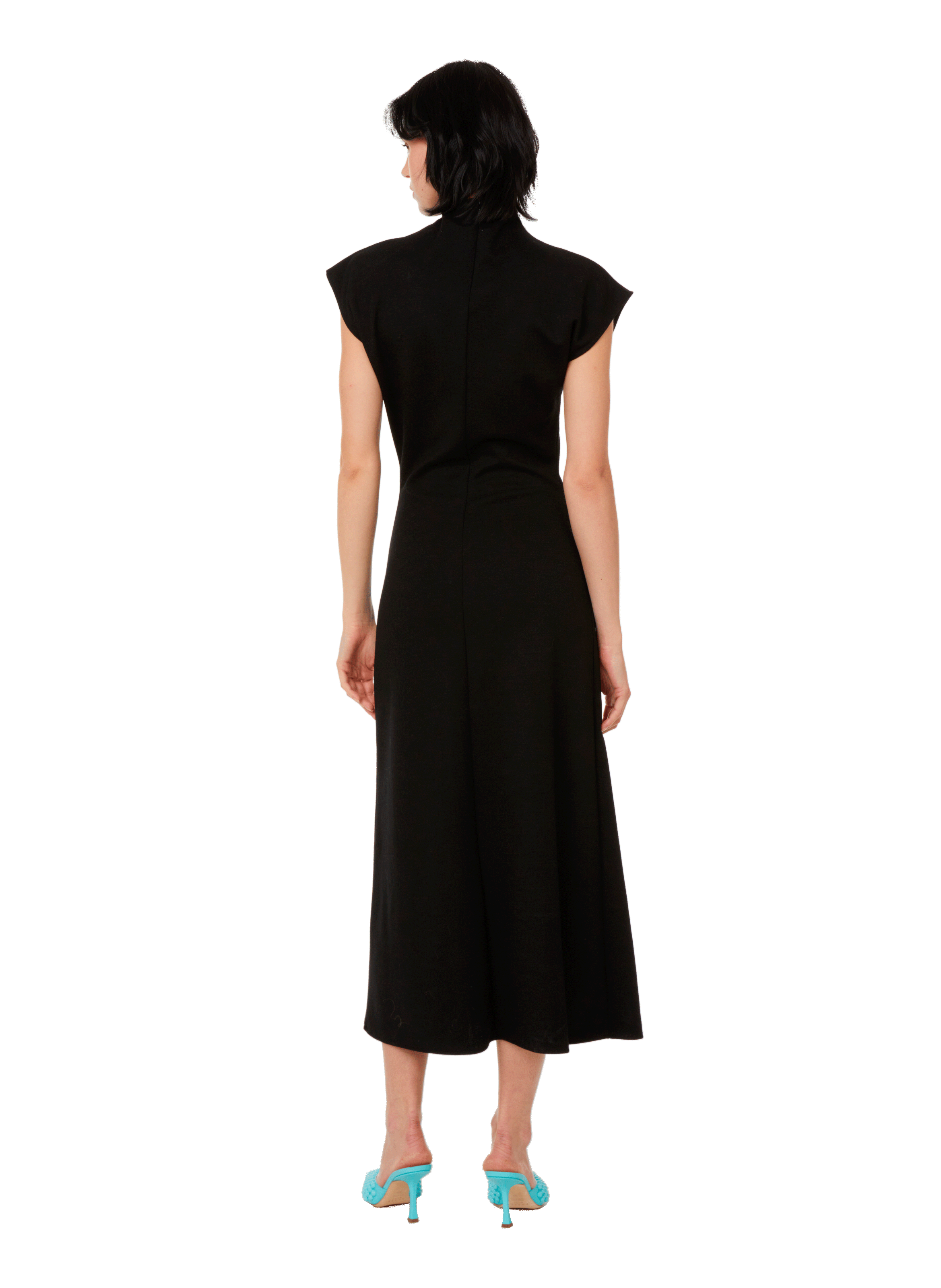 Robe longue en laine vierge  GAUCHERE Noir