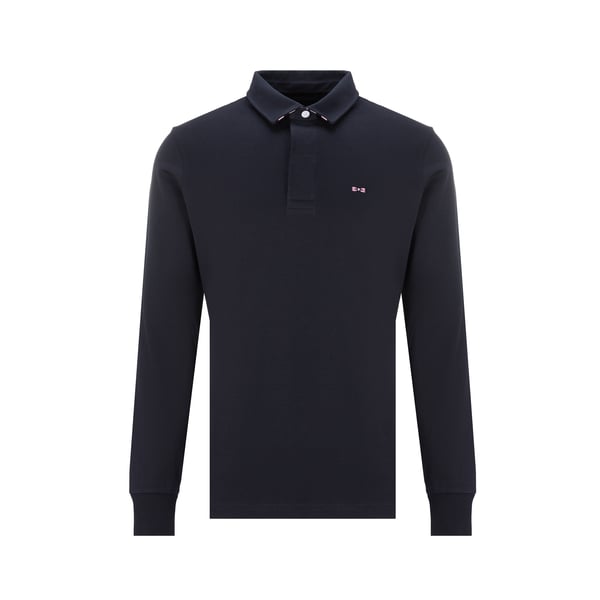 Polo manches longues en coton