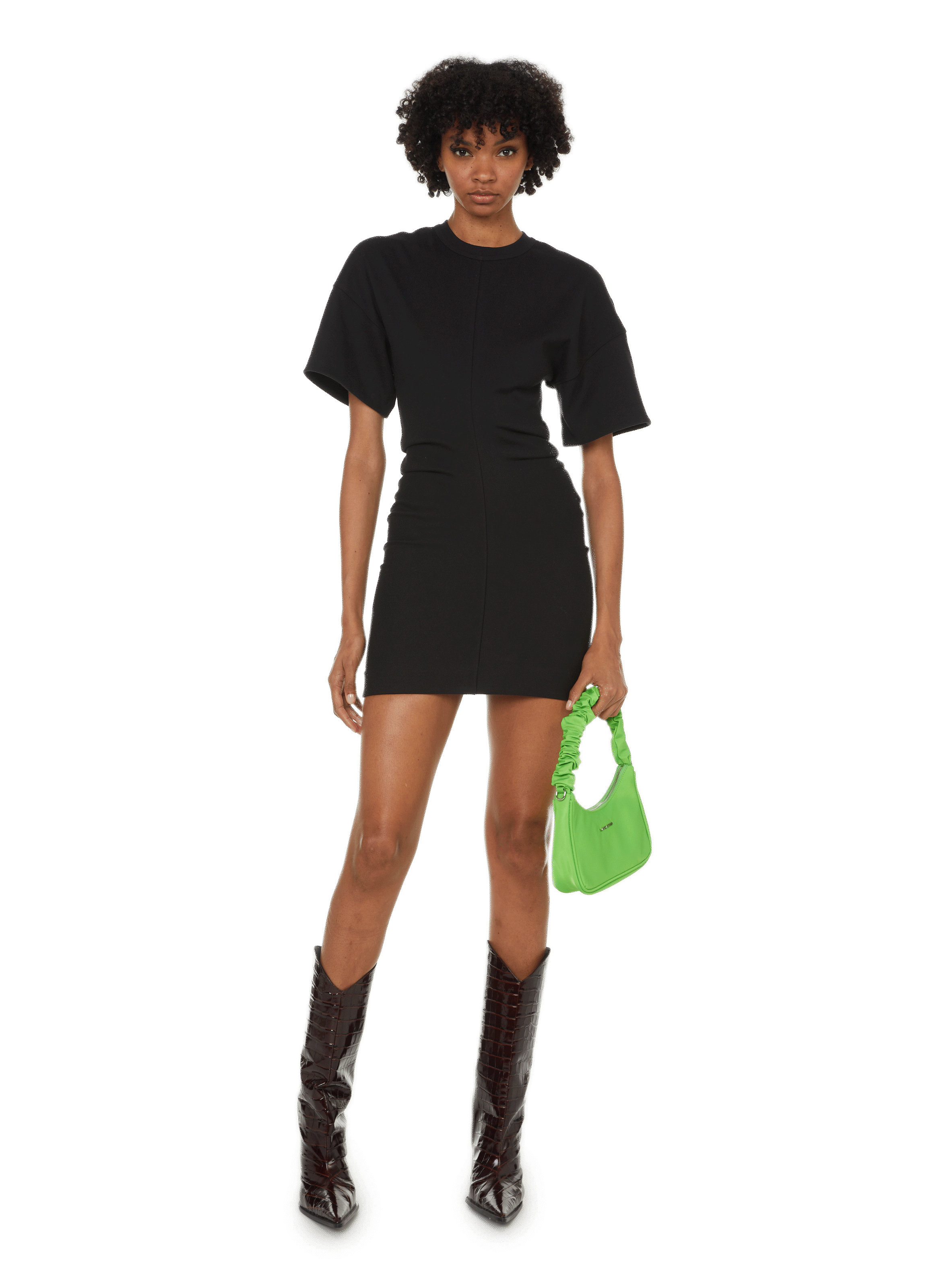 ALEXANDER WANG Robe en coton Noir