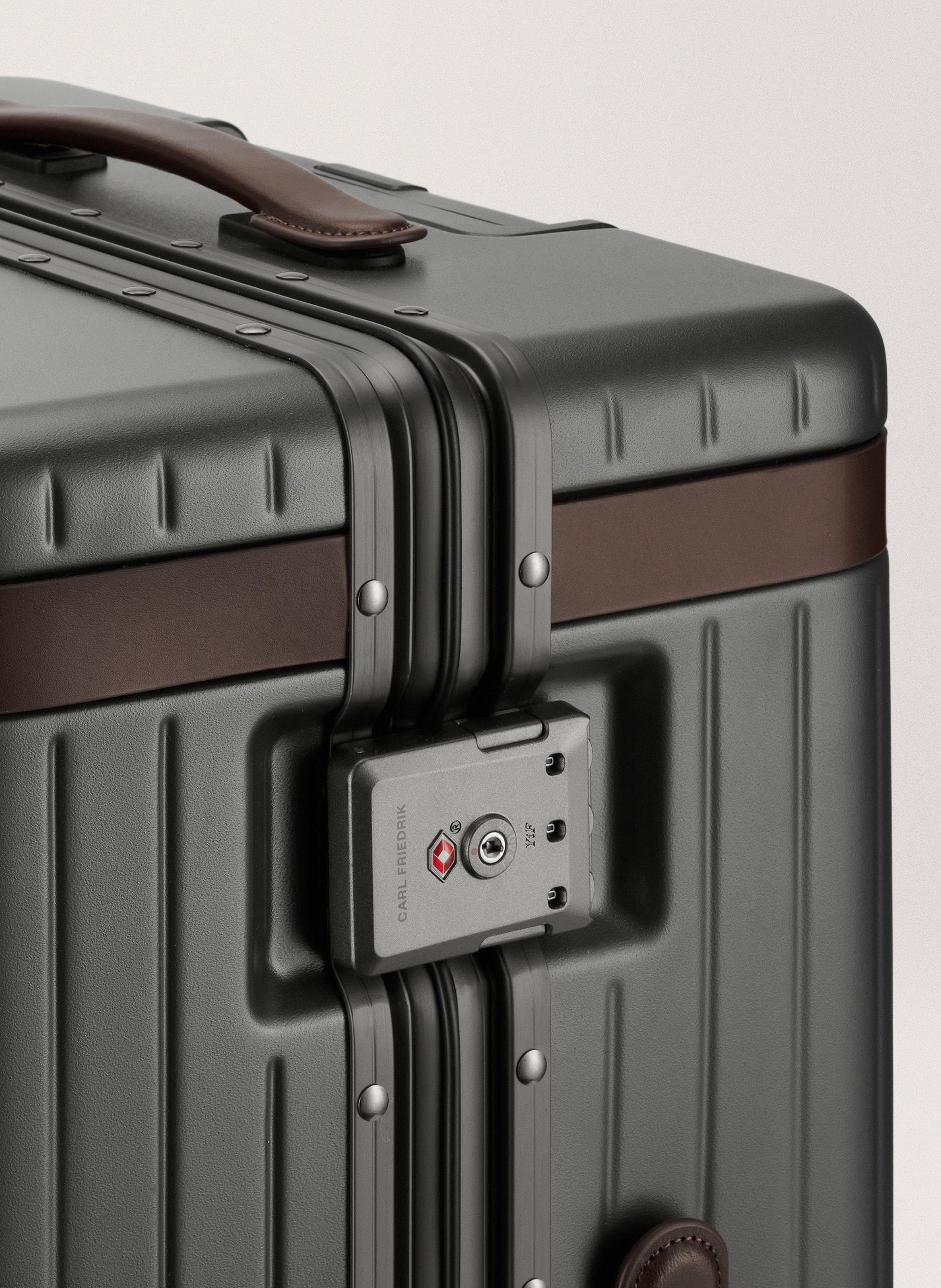 Valise 'the check-in' en polycarbonate CARL FRIEDRIK Gris