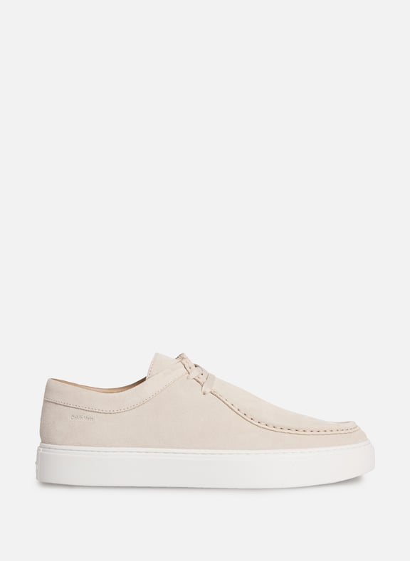 Mocassins en cuir suédé Beige by CALVIN KLEIN CALVIN KLEIN Mocassins en cuir suédé Beige