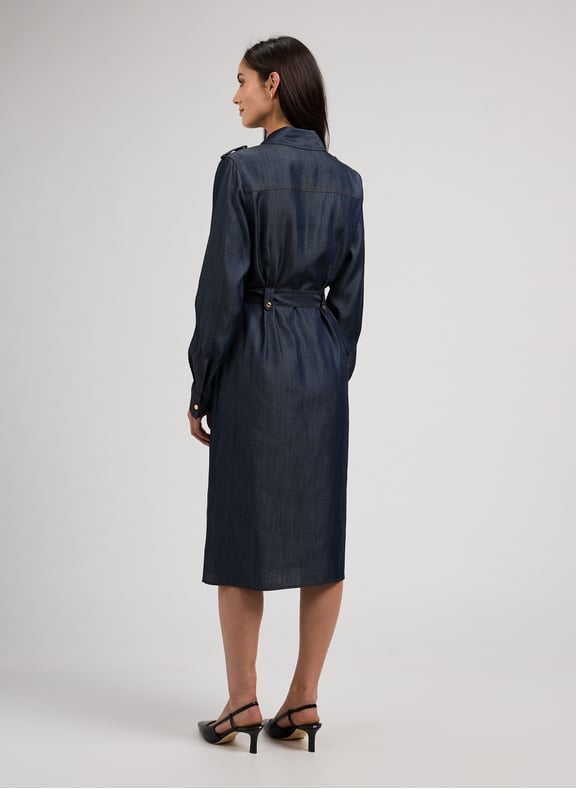 Robe aspect jean Carla Safari Bleu by GUESS GUESS Robe aspect jean Carla Safari Bleu