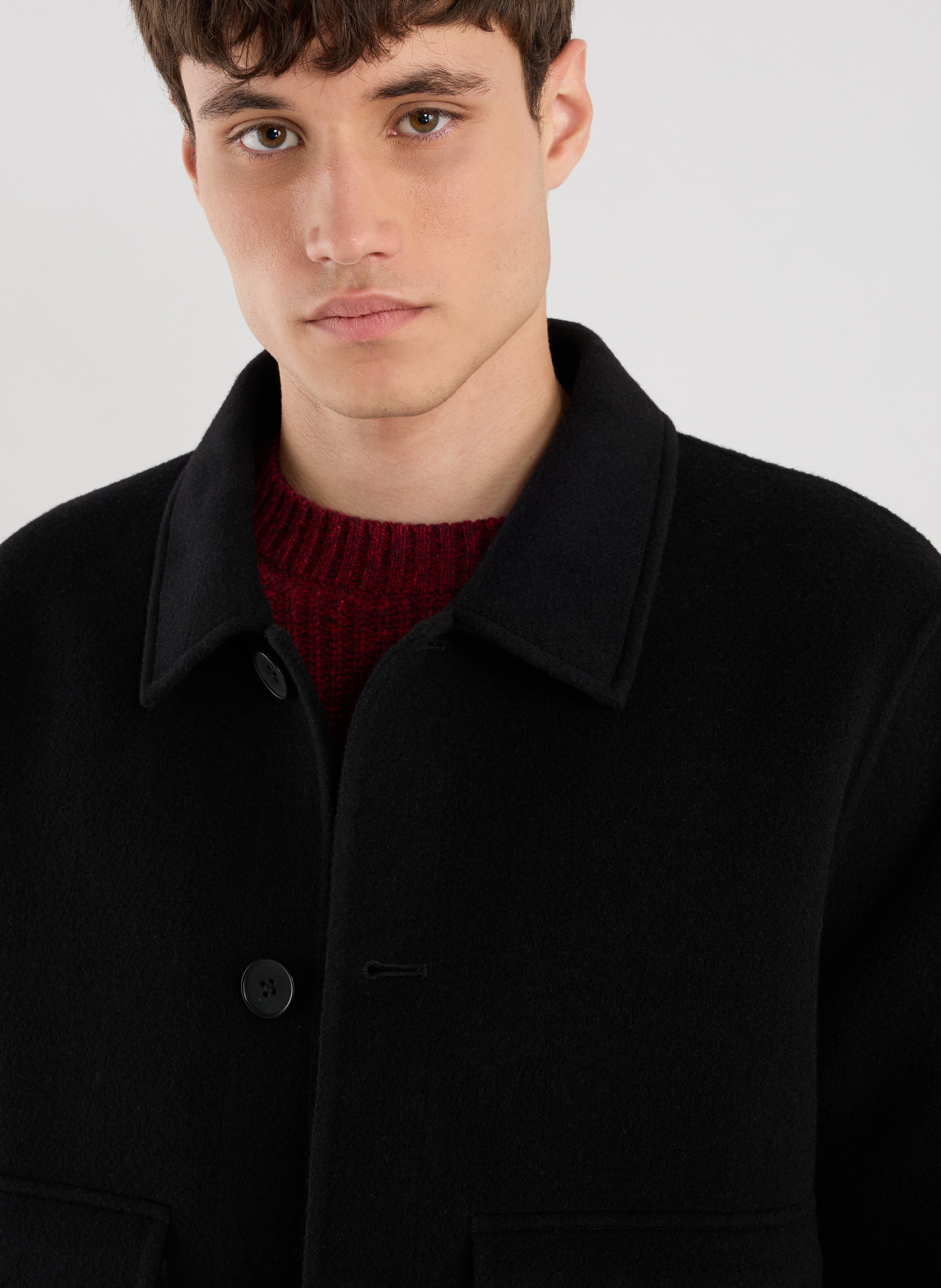 Veste Emy en laine  SAISON 1865 Noir
