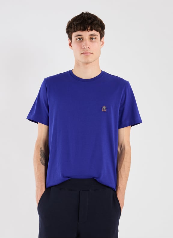 Cotton Patch T-shirt Blue by PARAJUMPERS PARAJUMPERS Cotton Patch T-shirt Blue