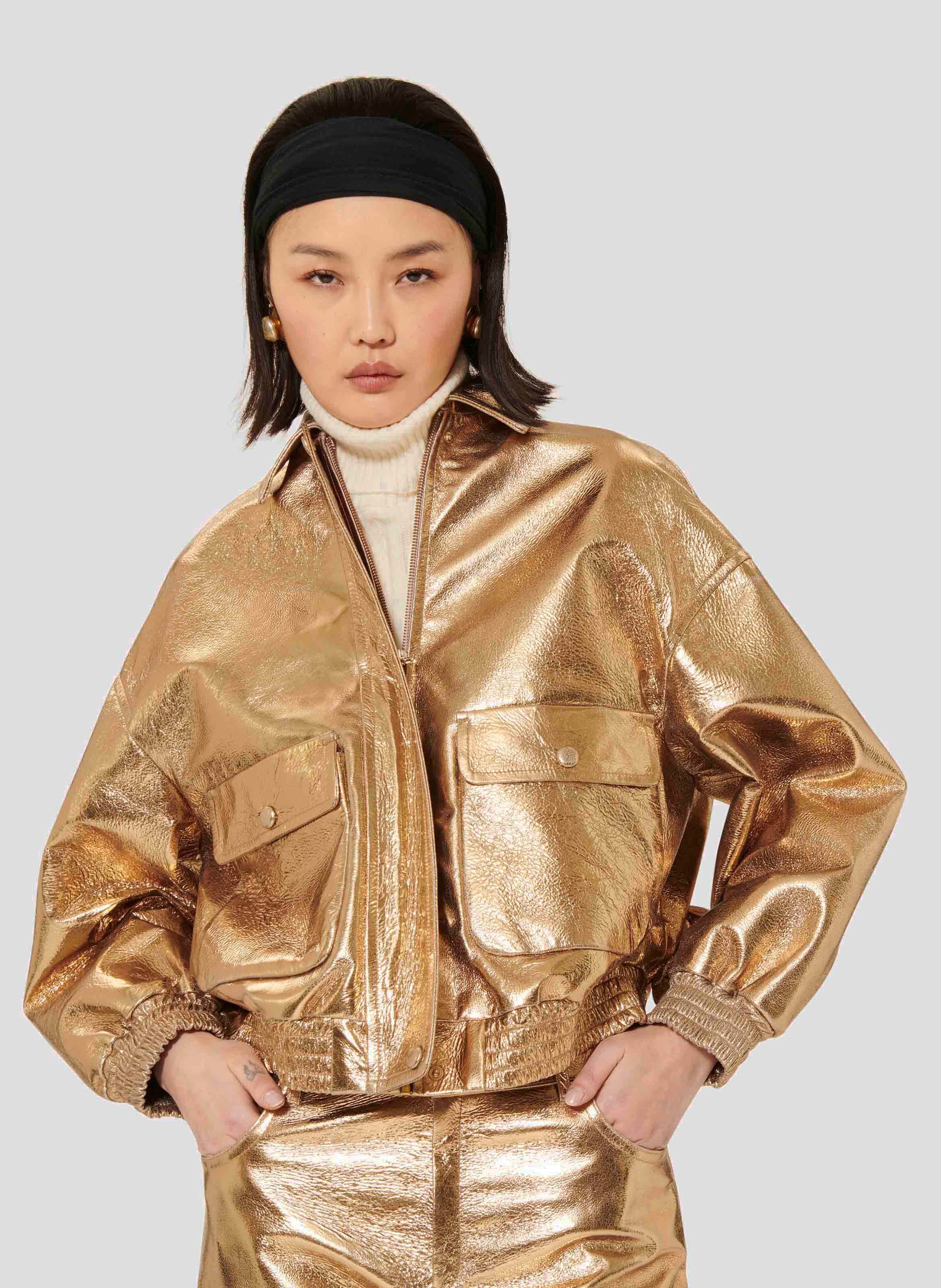 Blouson bibba TARA JARMON Doré