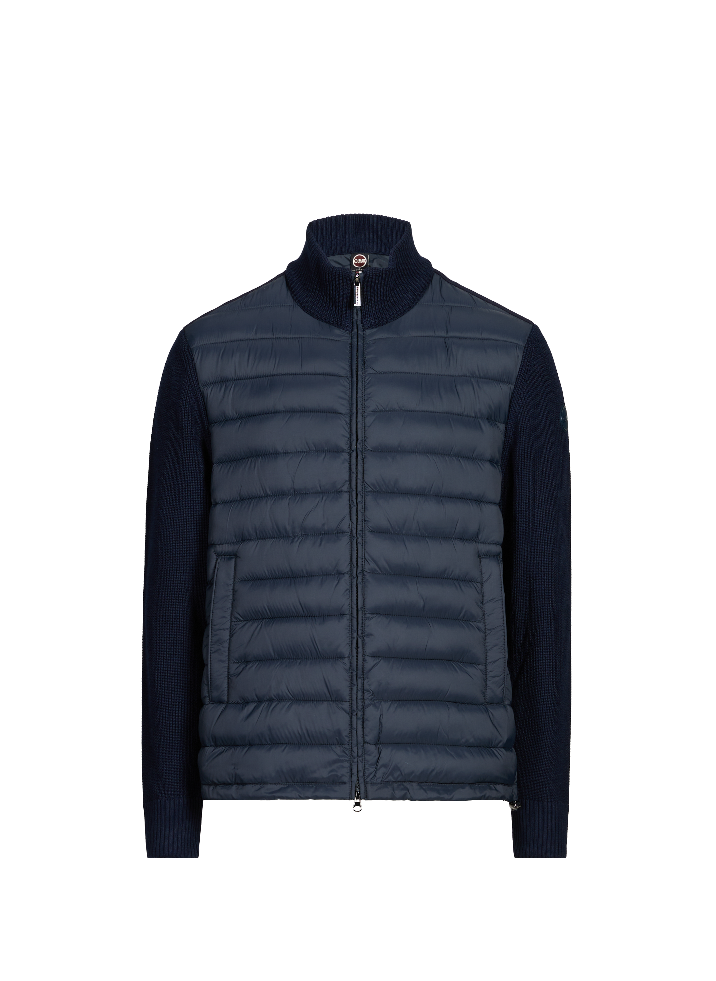 Bi-material blazer jacket COLMAR Blue