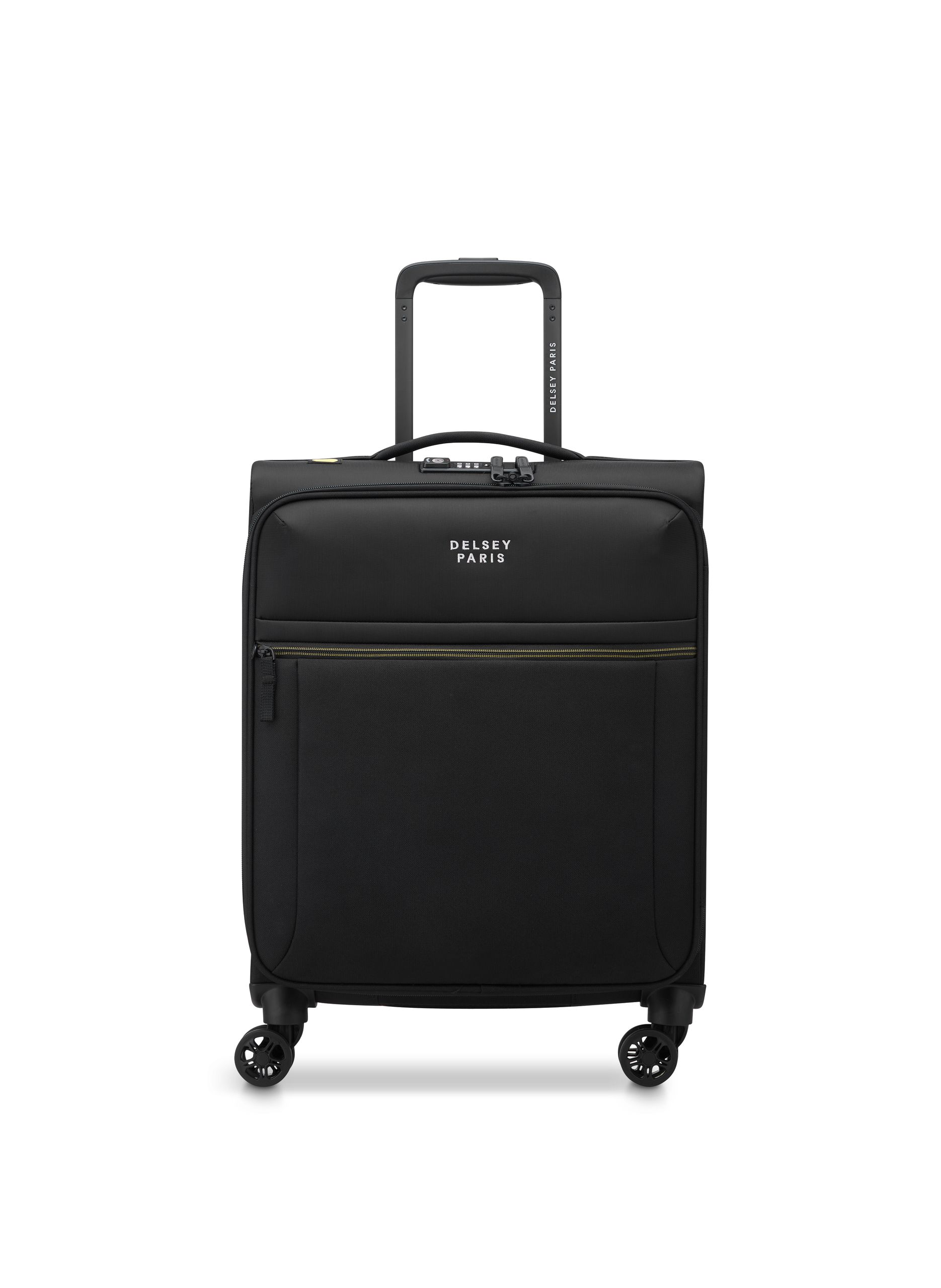 Valise cabine souple taille s - brochant 3 DELSEY PARIS Noir