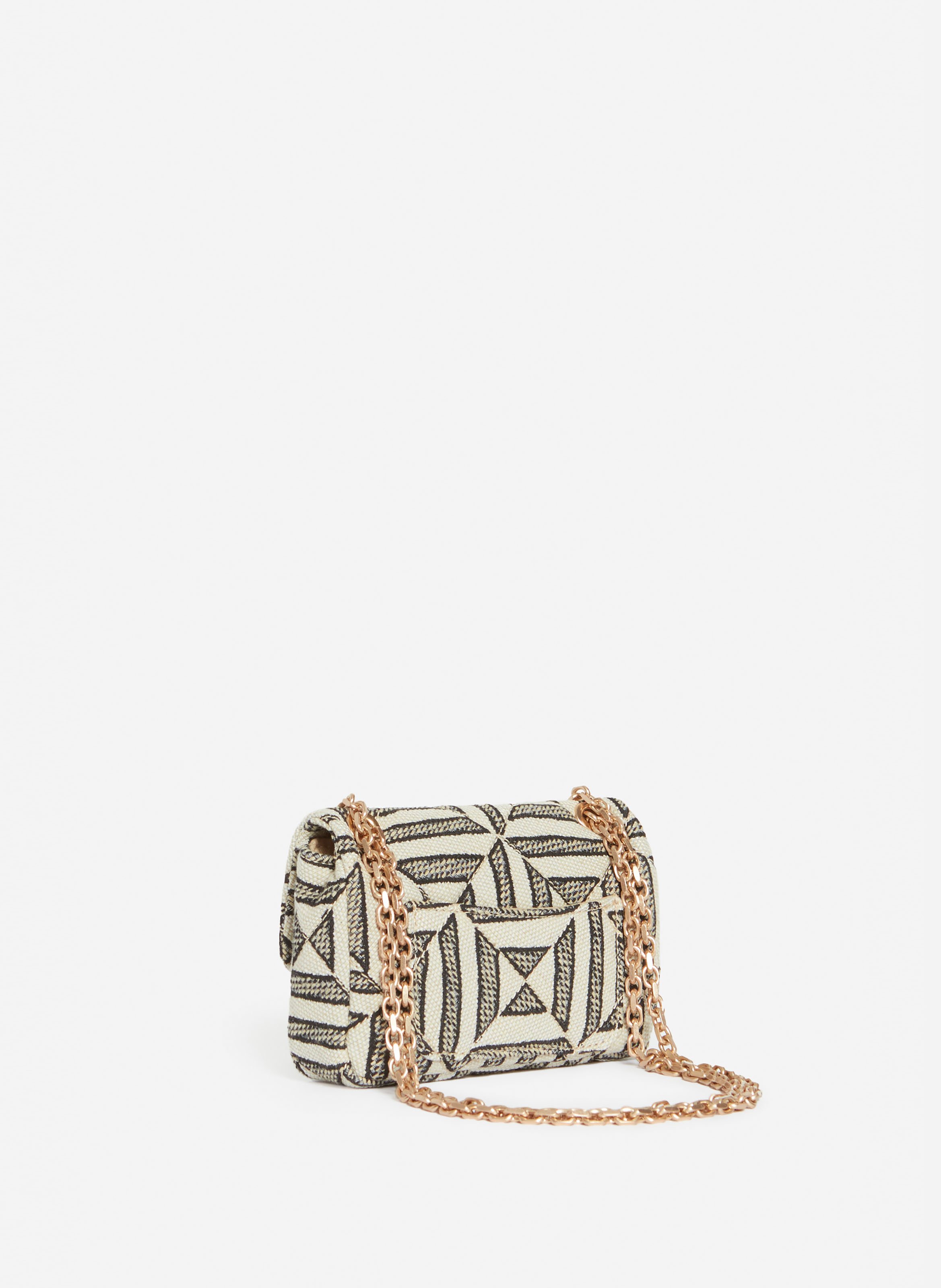 Petit sac moon en coton mélangé VANESSA BRUNO Noir