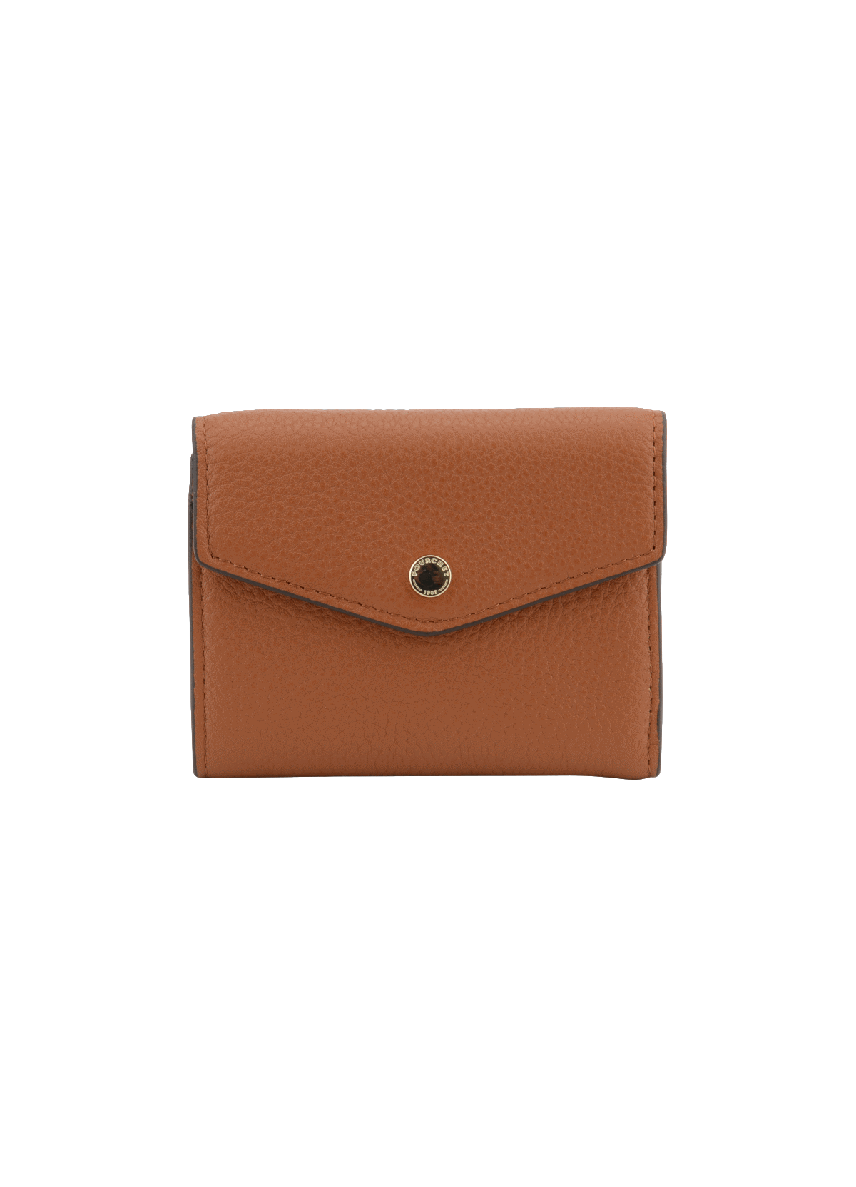 Club | porte-monnaie mm en cuir de veau POURCHET Marron