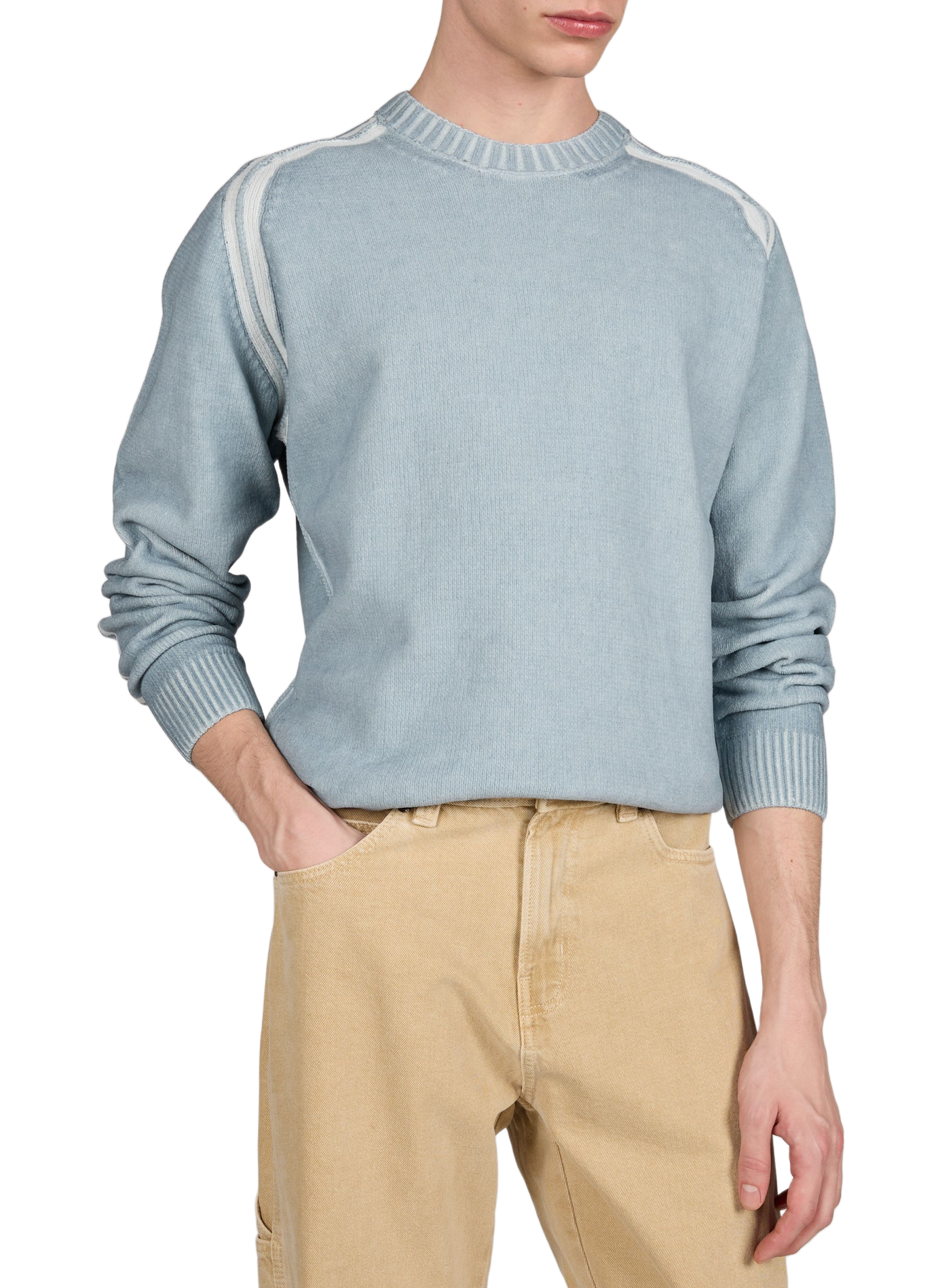 Cotton round neck Sweatshirt CP COMPANY Blue