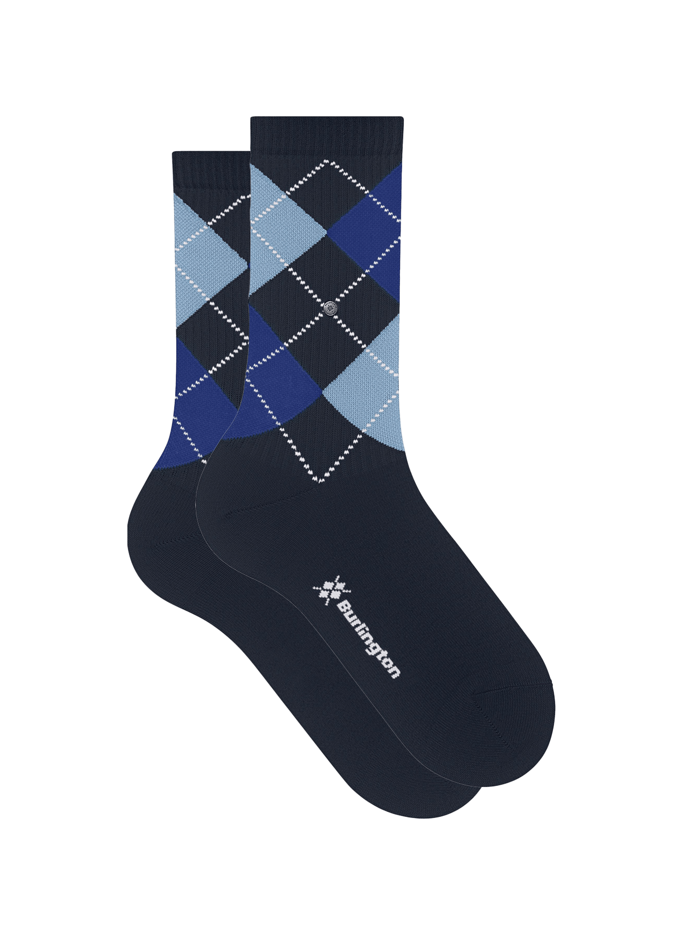 Calcetines de tenis geométricos BURLINGTON Azul