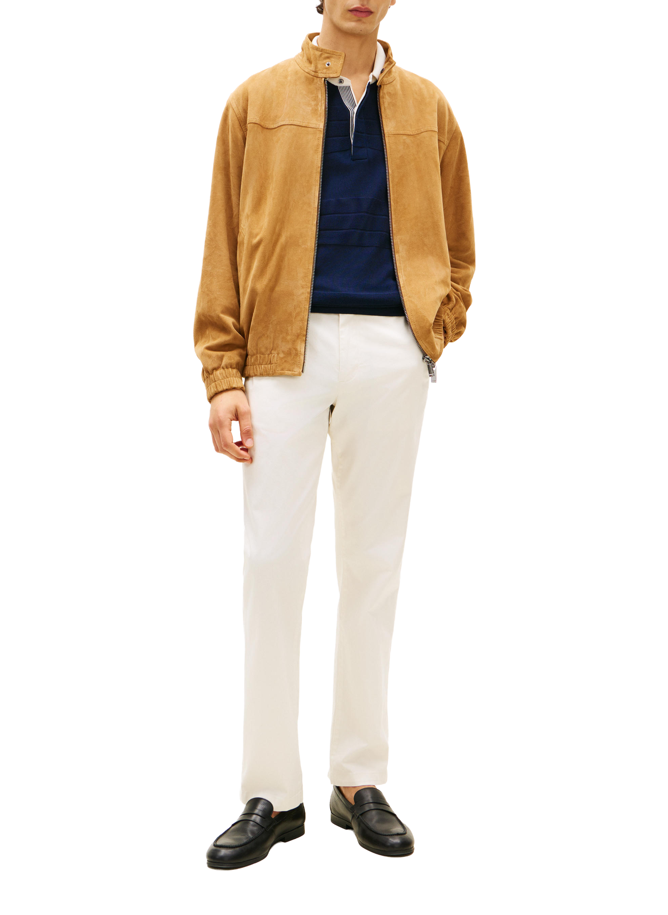 Straight cut cotton pants TOMMY HILFIGER Beige