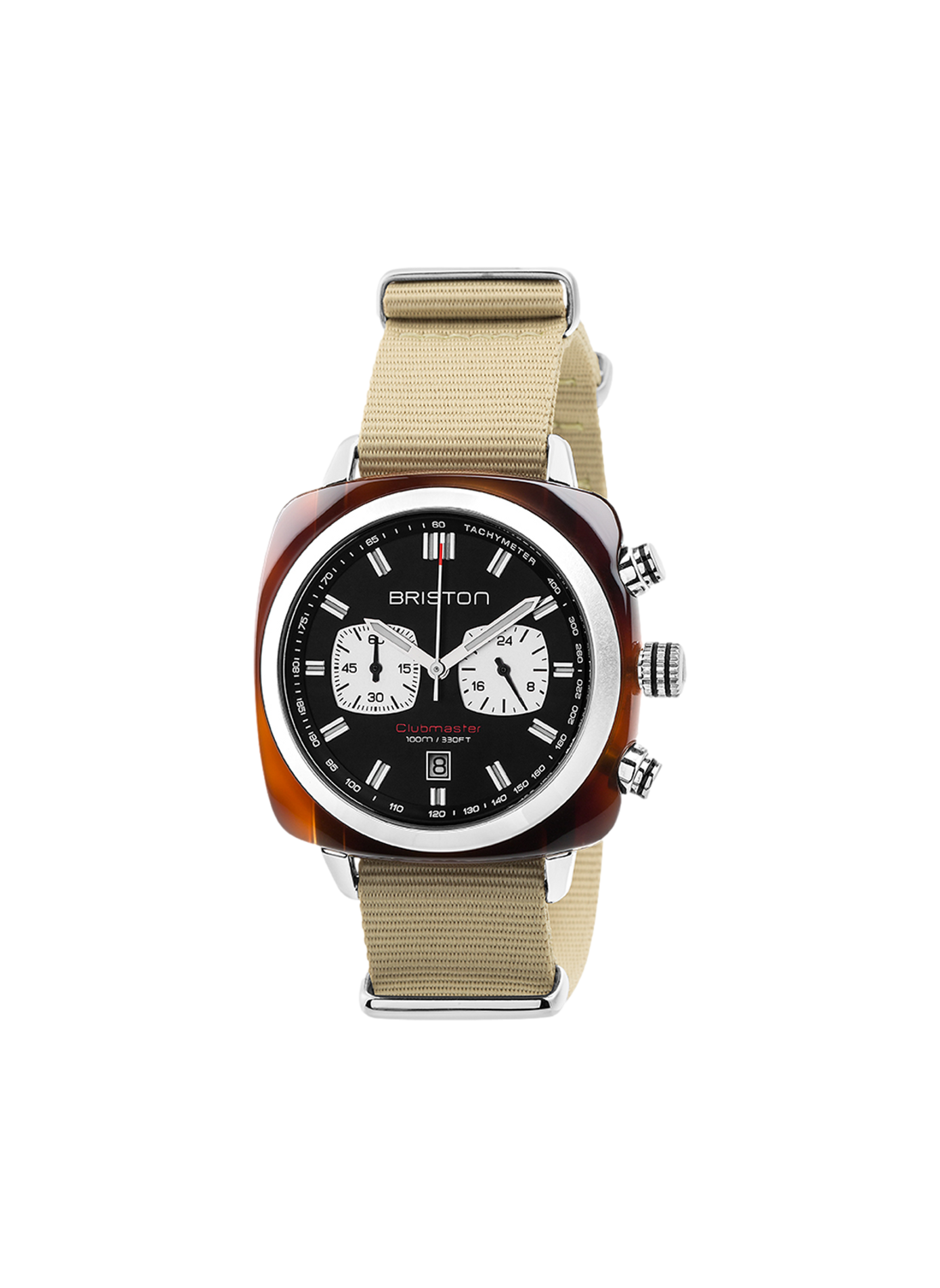 Montre Clubmaster Sport en nylon BRISTON Noir