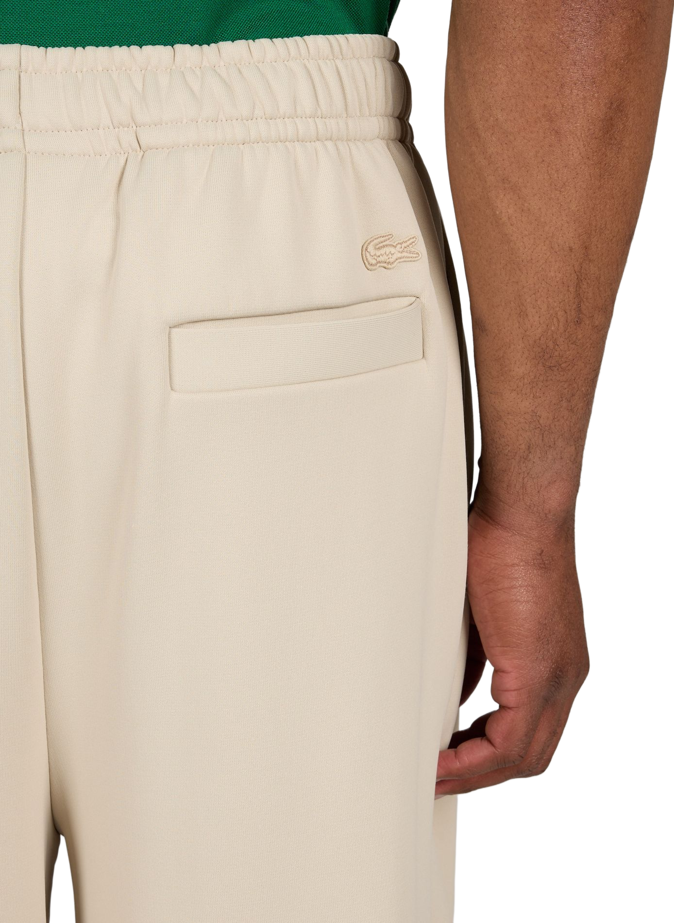 Weite Trainingshose mit Logo LACOSTE Beige