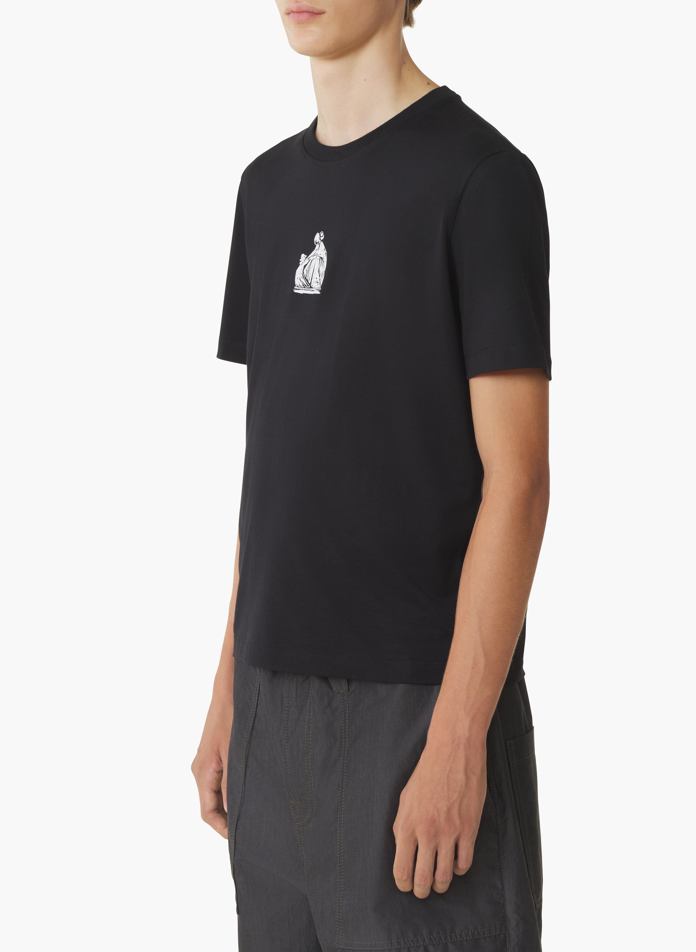 T-shirt imprimé la mère et l'enfant LANVIN Noir