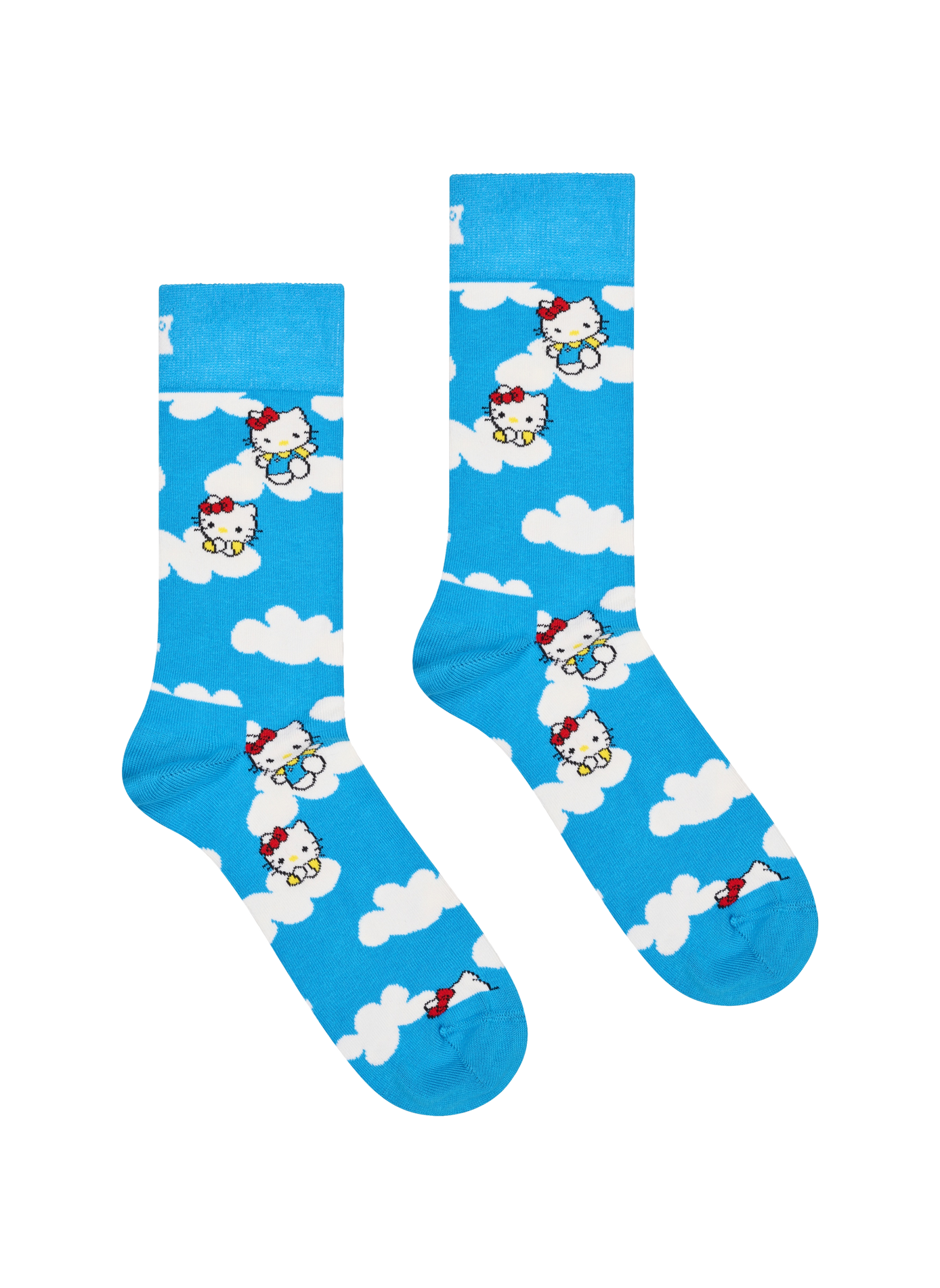 Bedruckte lange Baumwollsocken HAPPY SOCKS Blau