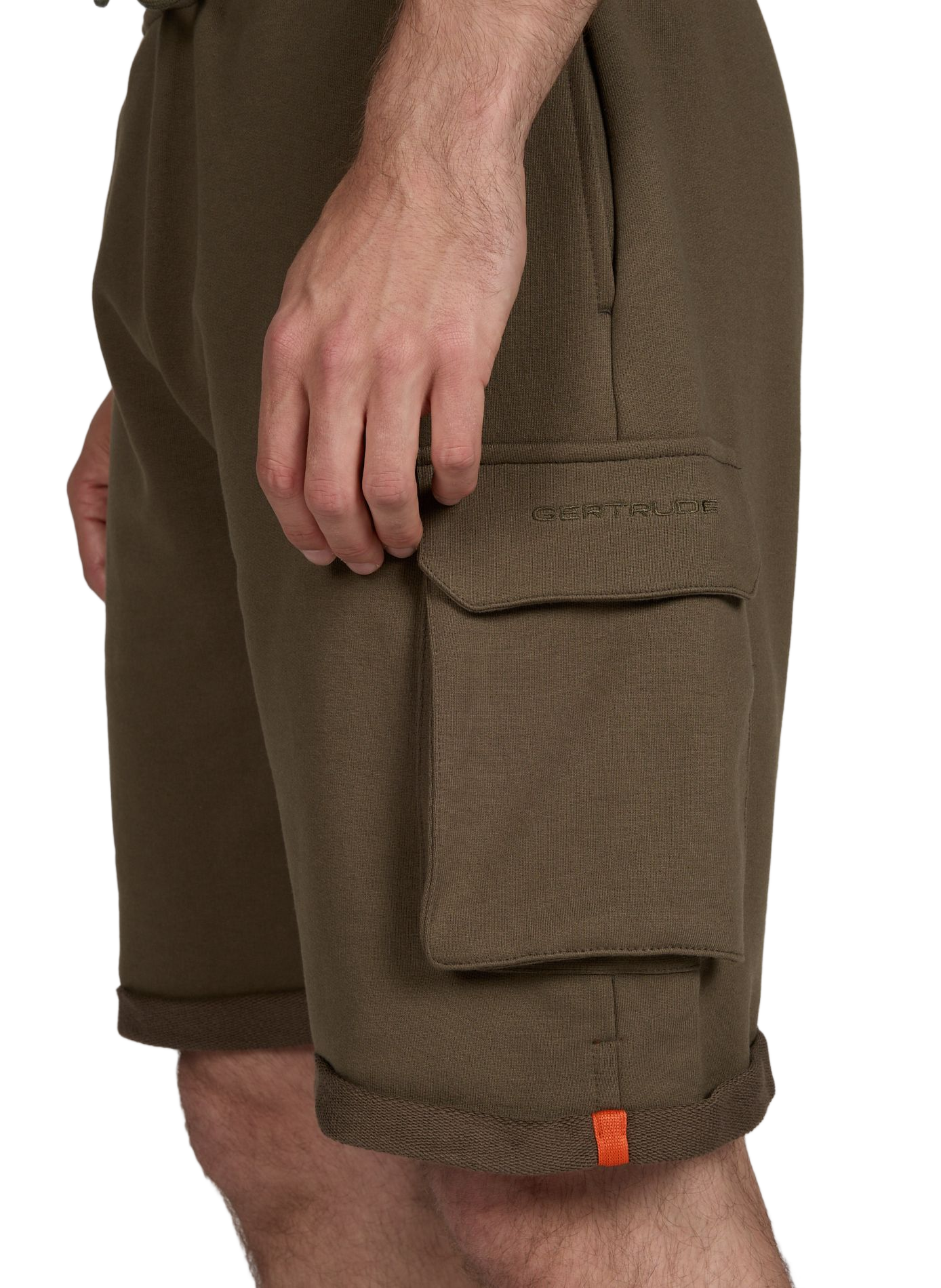 Short cargo in cotton GERTRUDE ET GASTON Khaki