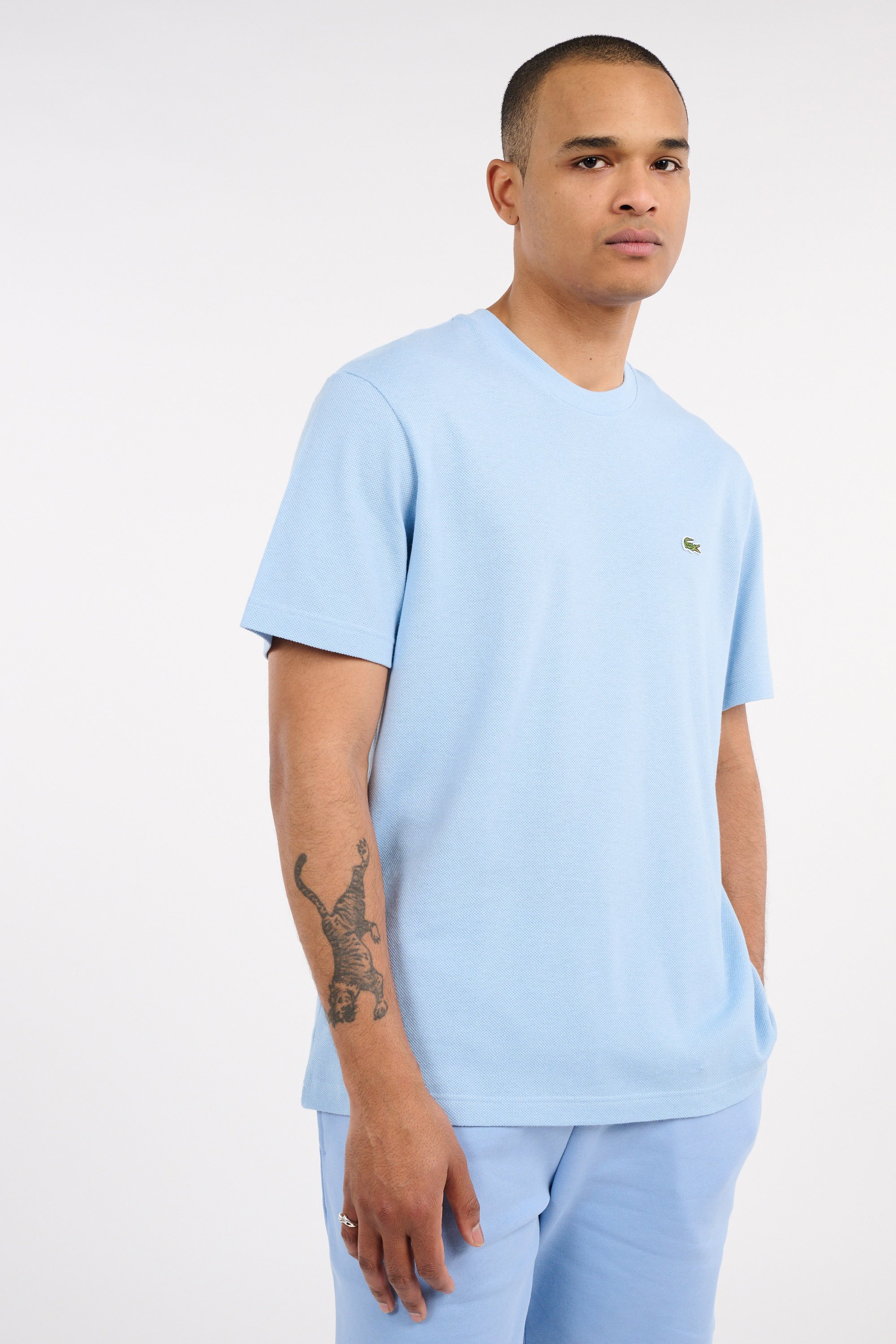 T-shirt tee-shirt LACOSTE Bleu