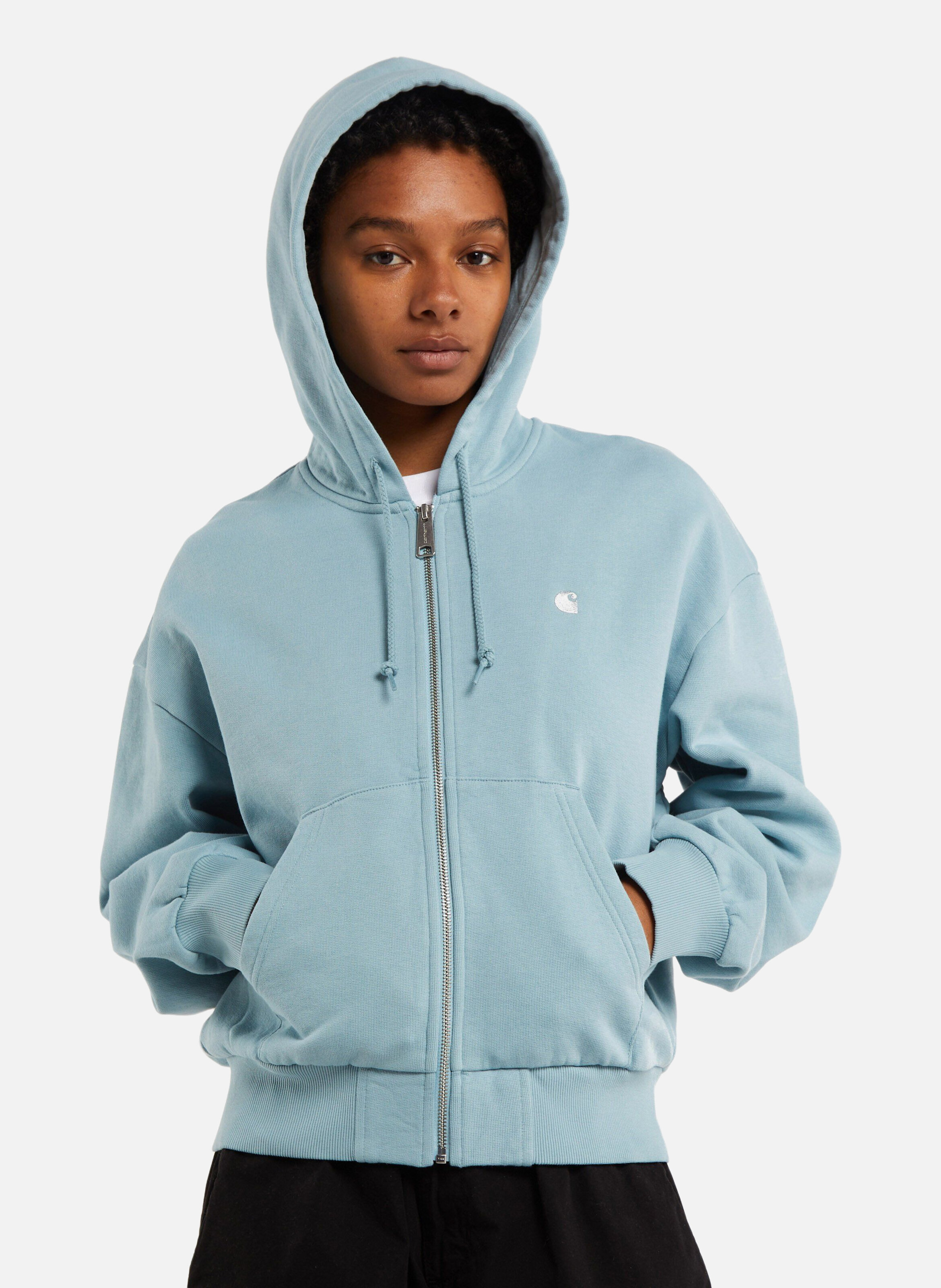 Hoodie w' hooded casey jacket CARHARTT WIP Bleu