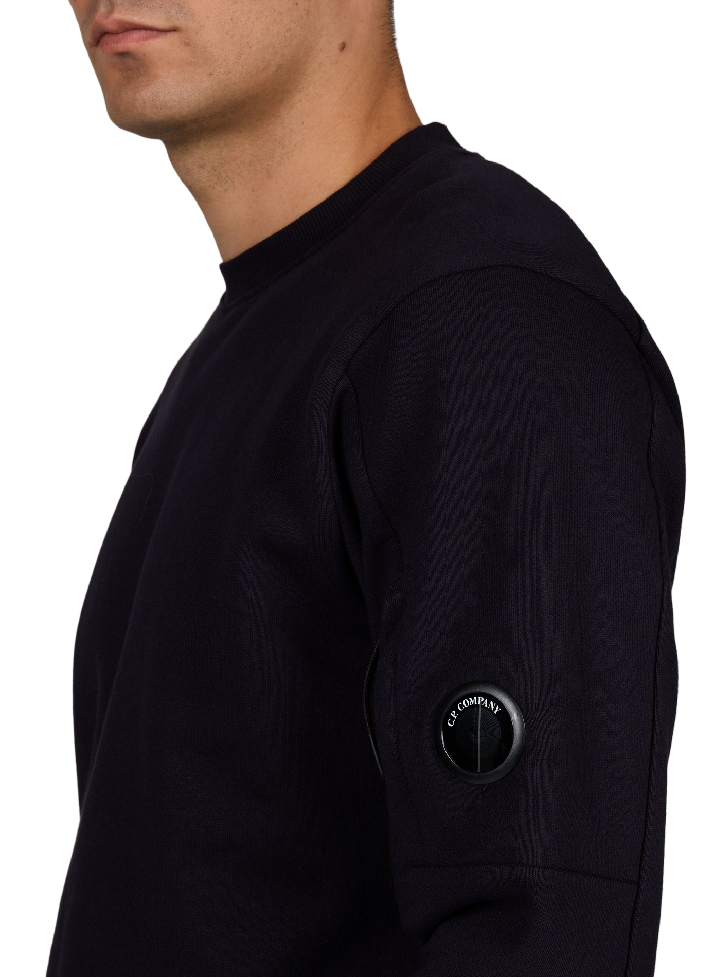 Sweat col rond en coton | Bleu CP COMPANY Homme