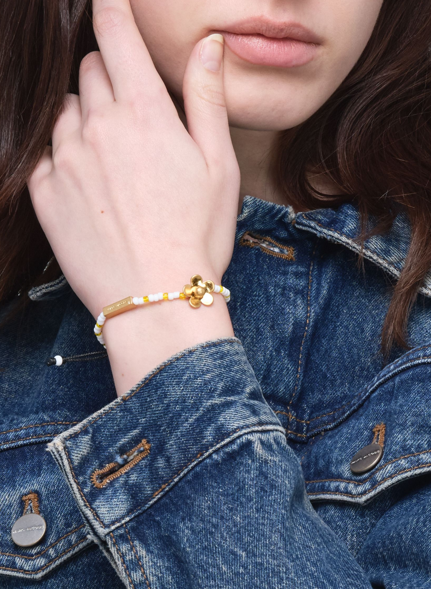 Bracelet The Daisy Slider | Golden MARC JACOBS Women