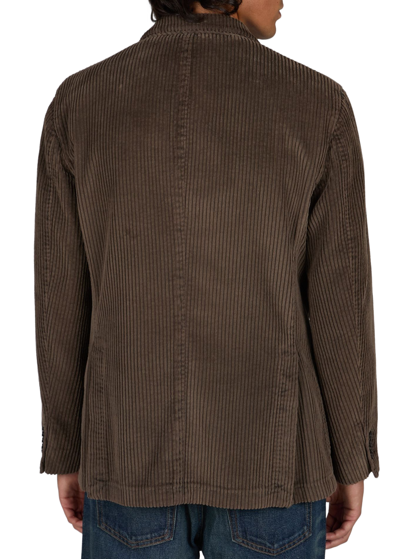 Rechte fluwelen corduroy blazer BOGLIOLI Bruin
