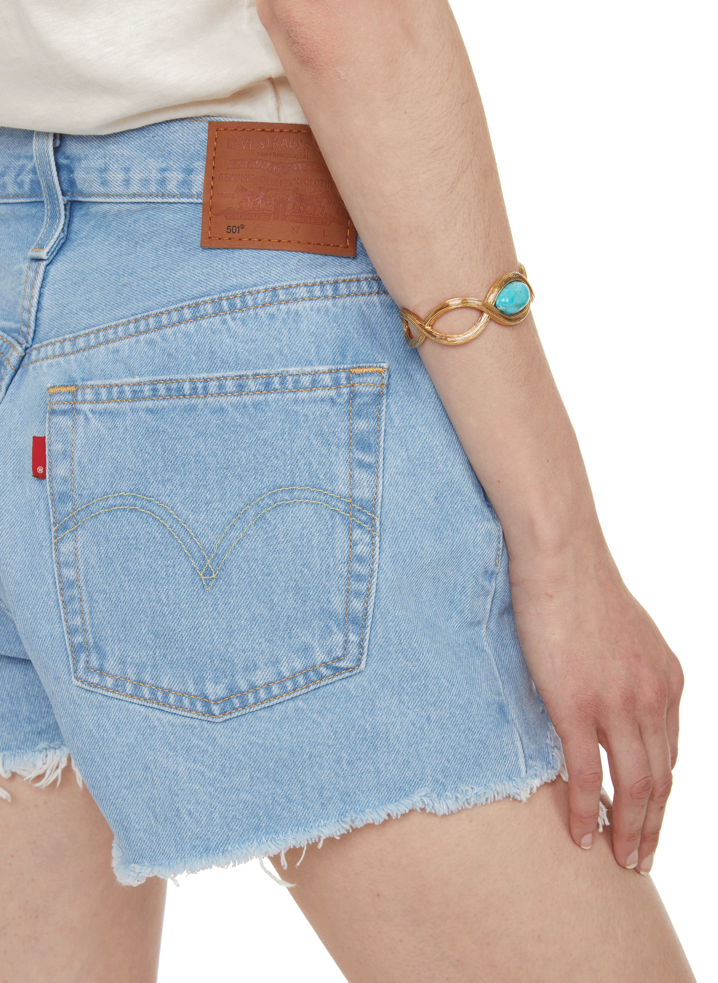501 denim shorts LEVI'S Blue