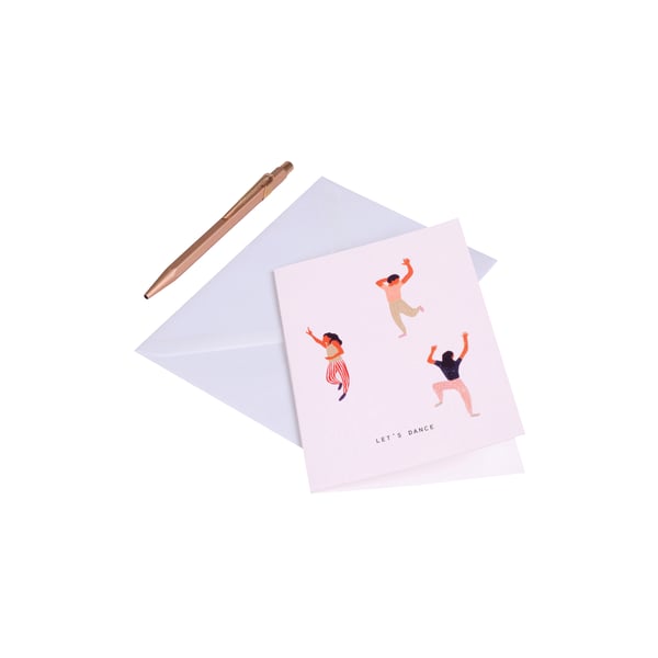 Carte postale Let's dance