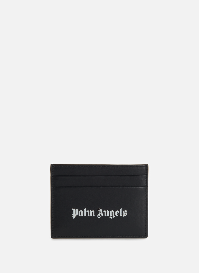 PALM ANGELS leather card holder