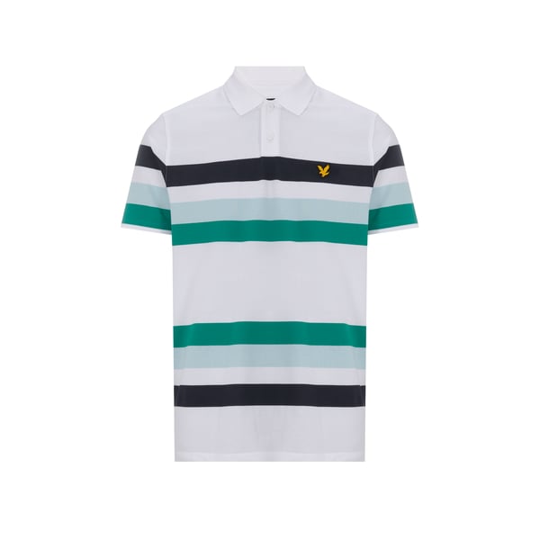 Polo rayé en coton