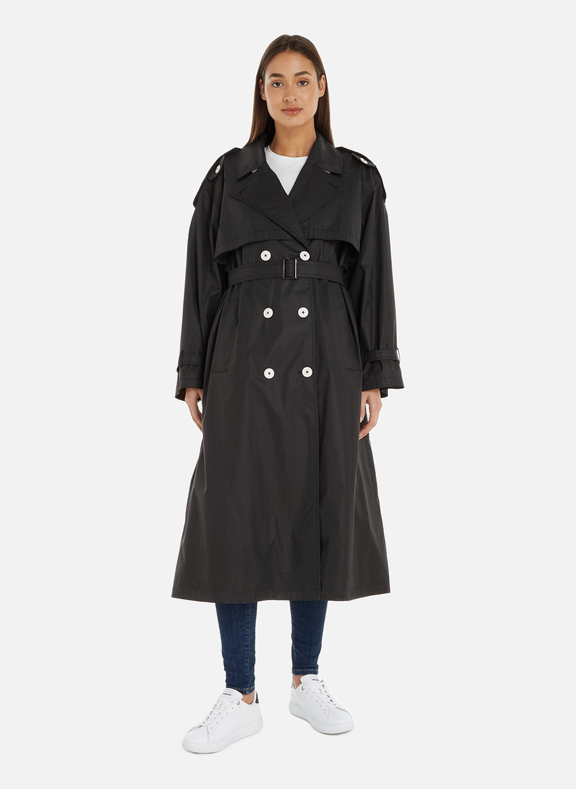 TOMMY HILFIGER Trench long Noir
