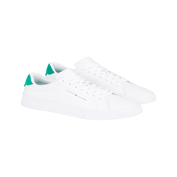 Tommy Hilfiger Downtown Leather Trainers In White