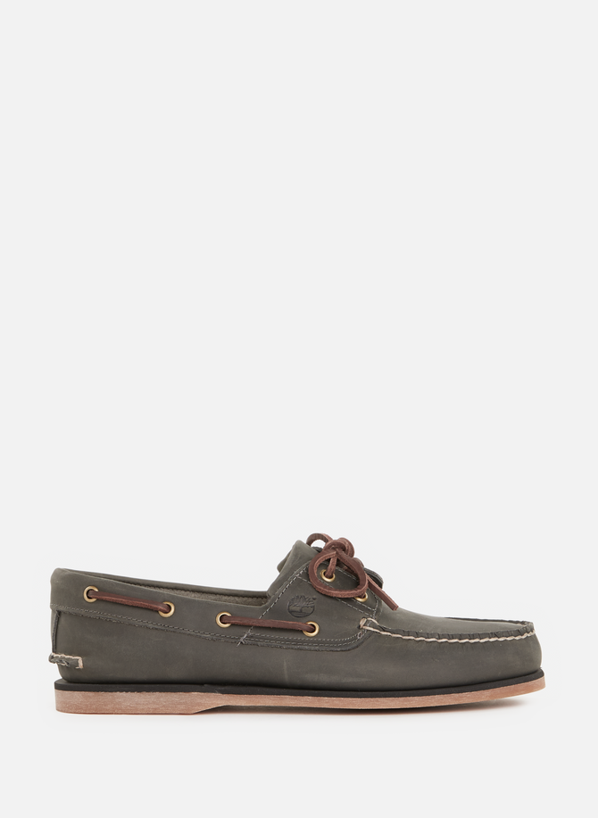 Leather boat shoes TIMBERLAND