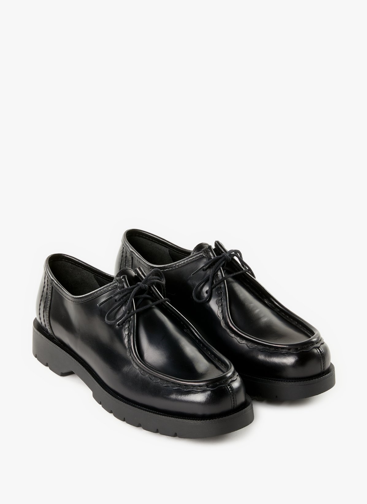 Kleman Derbies En Cuir In Black