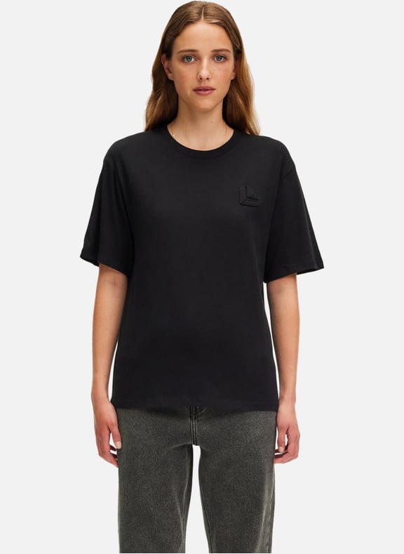T-shirt noir à manches courtes - avril Noir by PABLO PABLO T-shirt noir à manches courtes - avril Noir