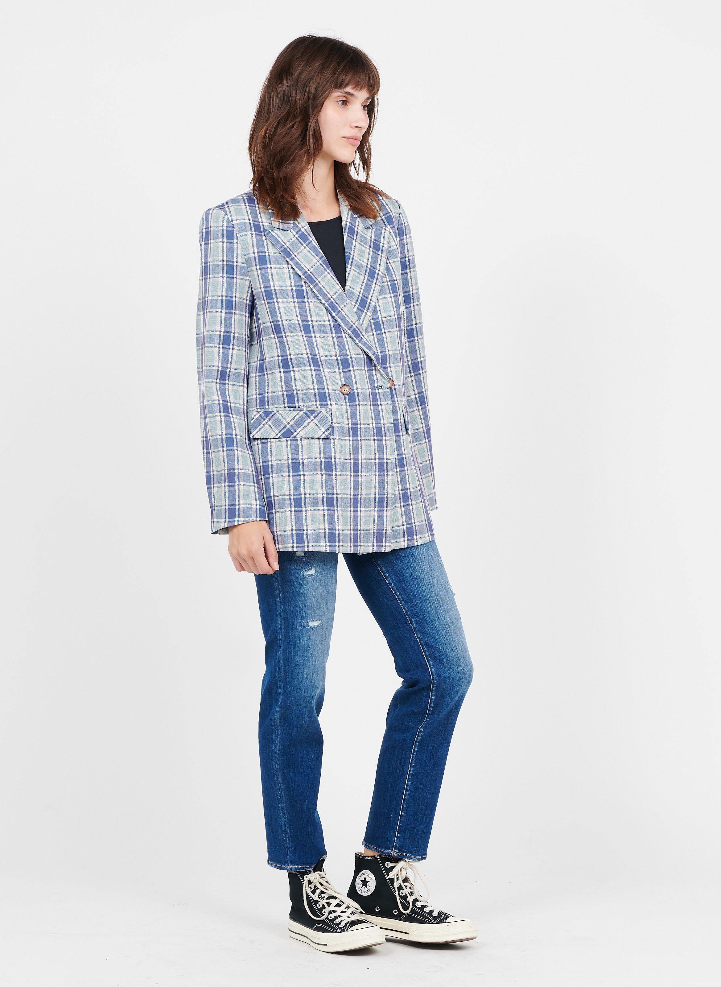 Tee-shirt ample à col bateau en coton aksun AMERICAN VINTAGE Noir