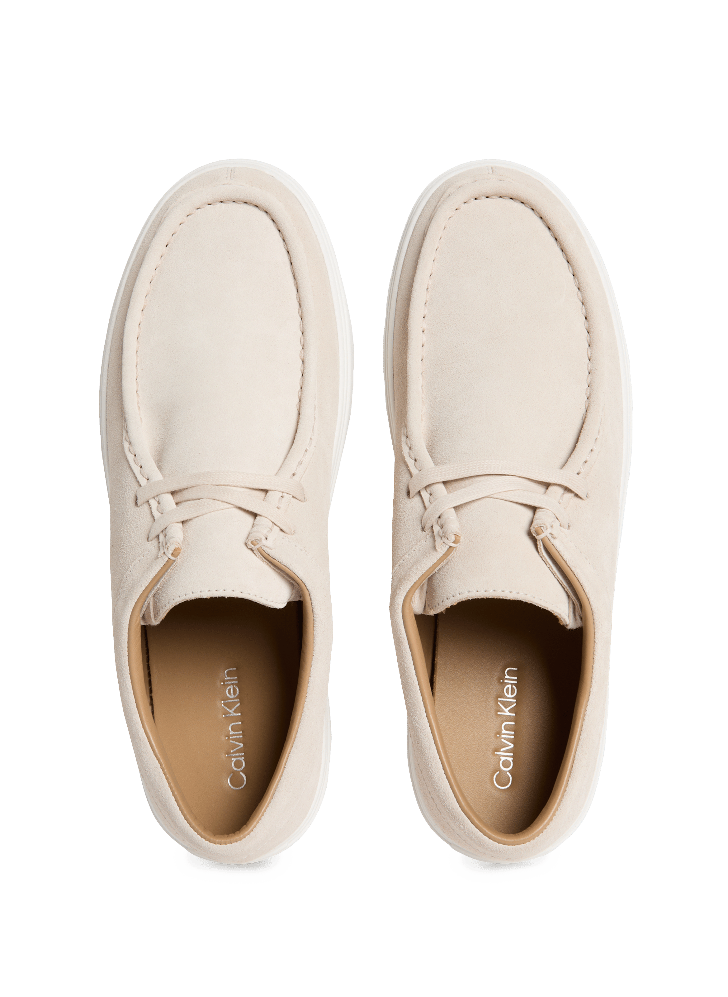 Suede loafers CALVIN KLEIN Beige