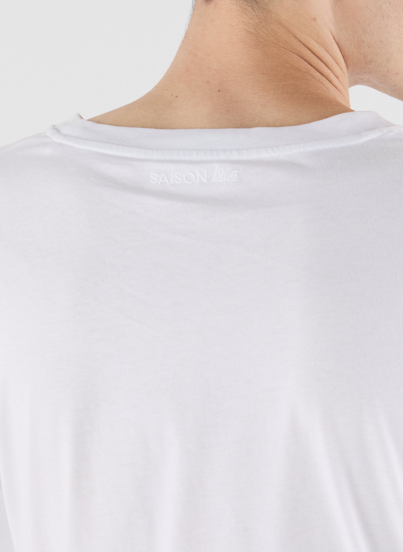 Round-neck T-shirt SAISON 1865 White