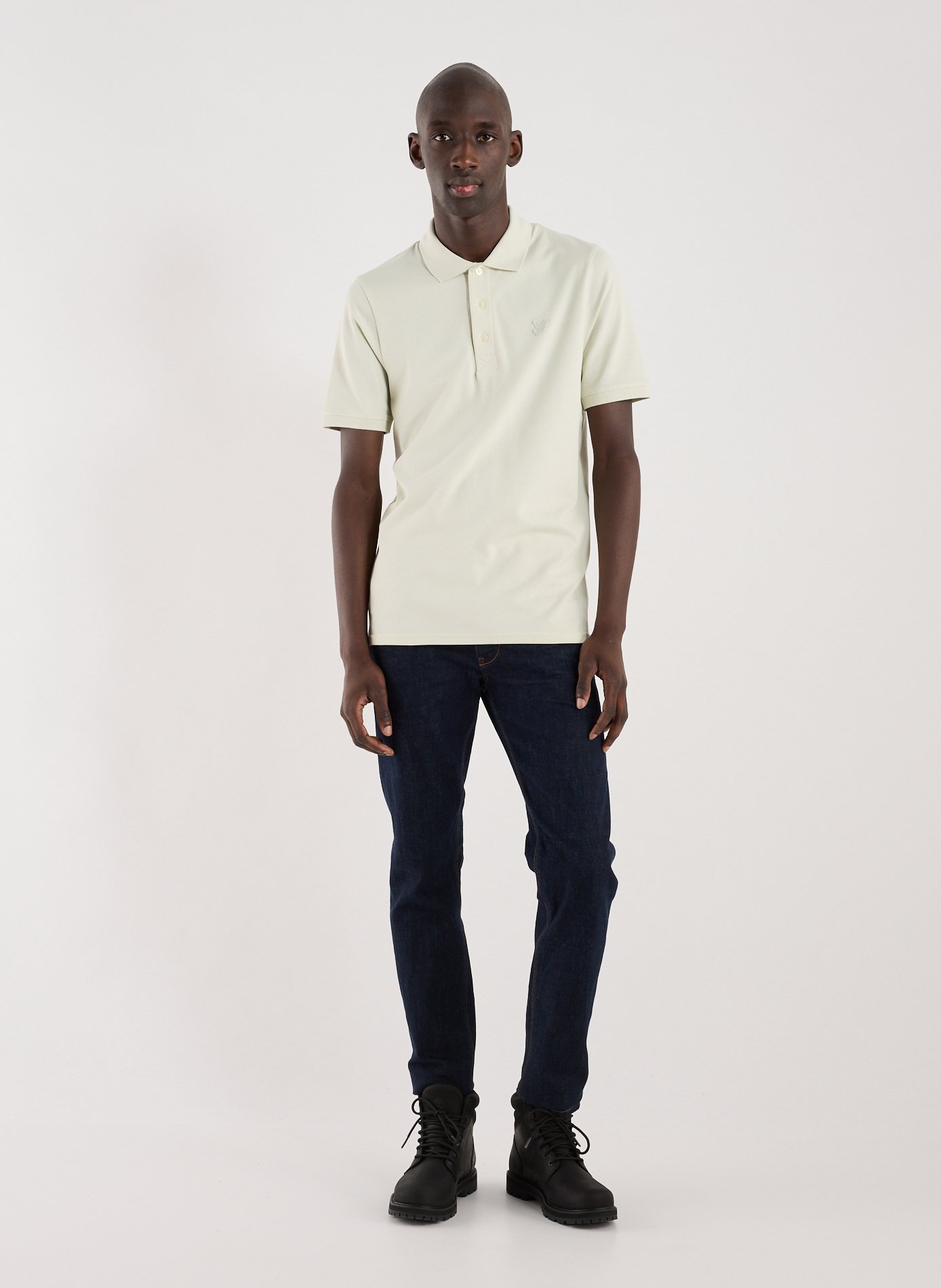 Polo shirt with logo LYLE & SCOTT Beige