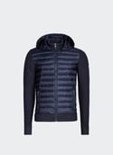 Veste droite bi-matière JUMPING Navy