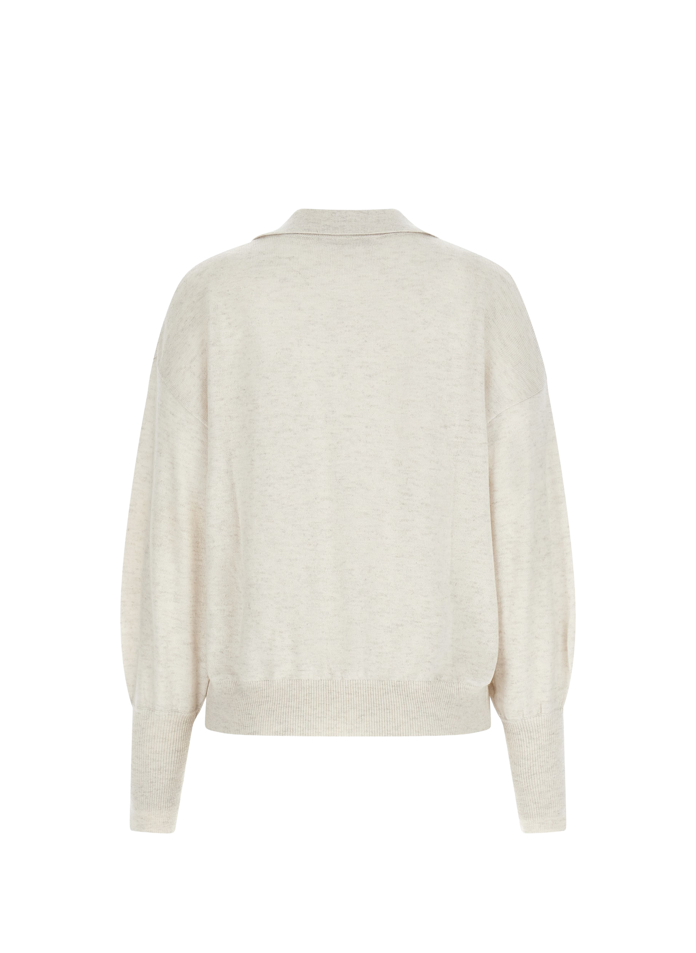 V-neck sweater in blended cashmere GUESS Beige