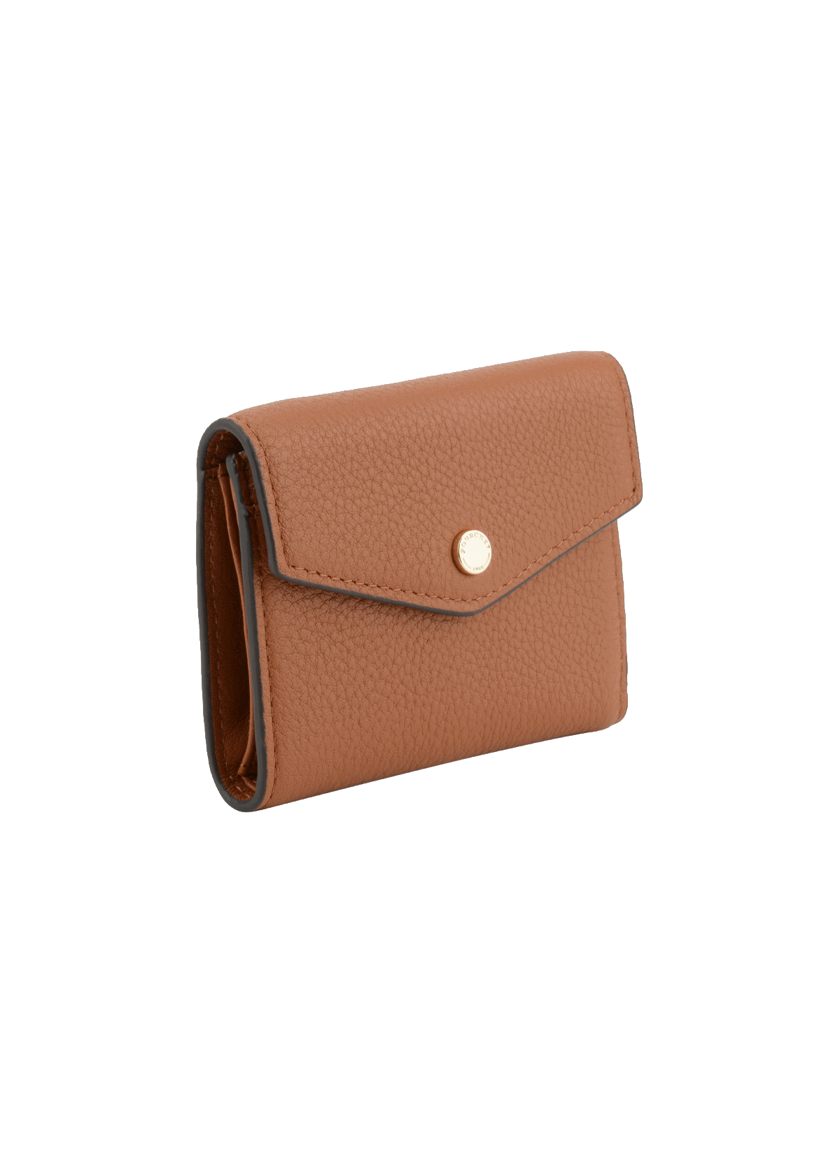 Club | porte-monnaie mm en cuir de veau POURCHET Marron