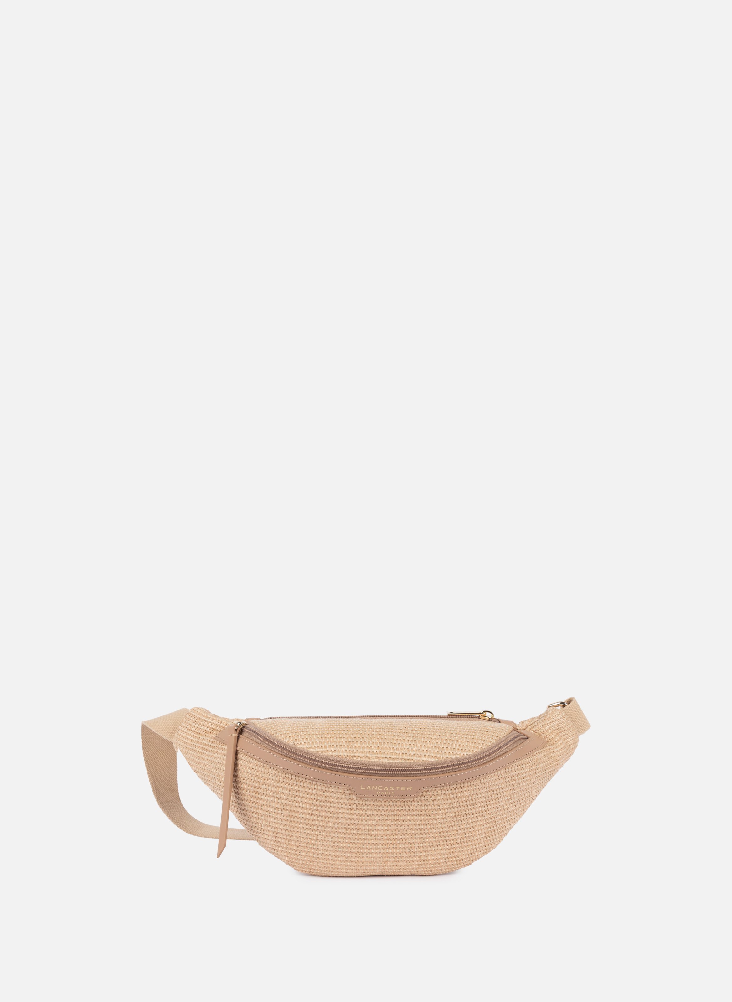 Sac banane - mini osier LANCASTER Beige