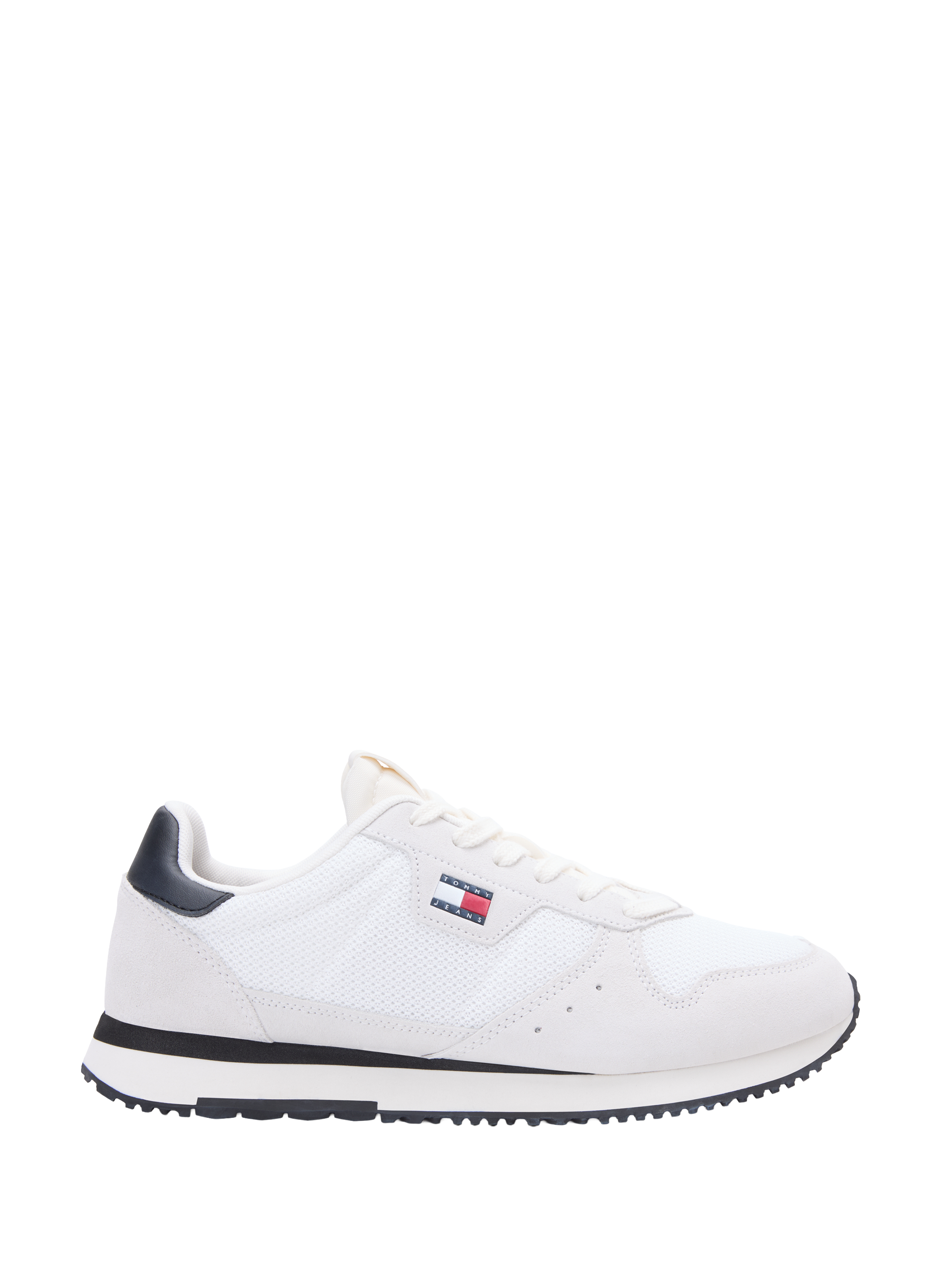 Low-top cow leather sneakers TOMMY HILFIGER White