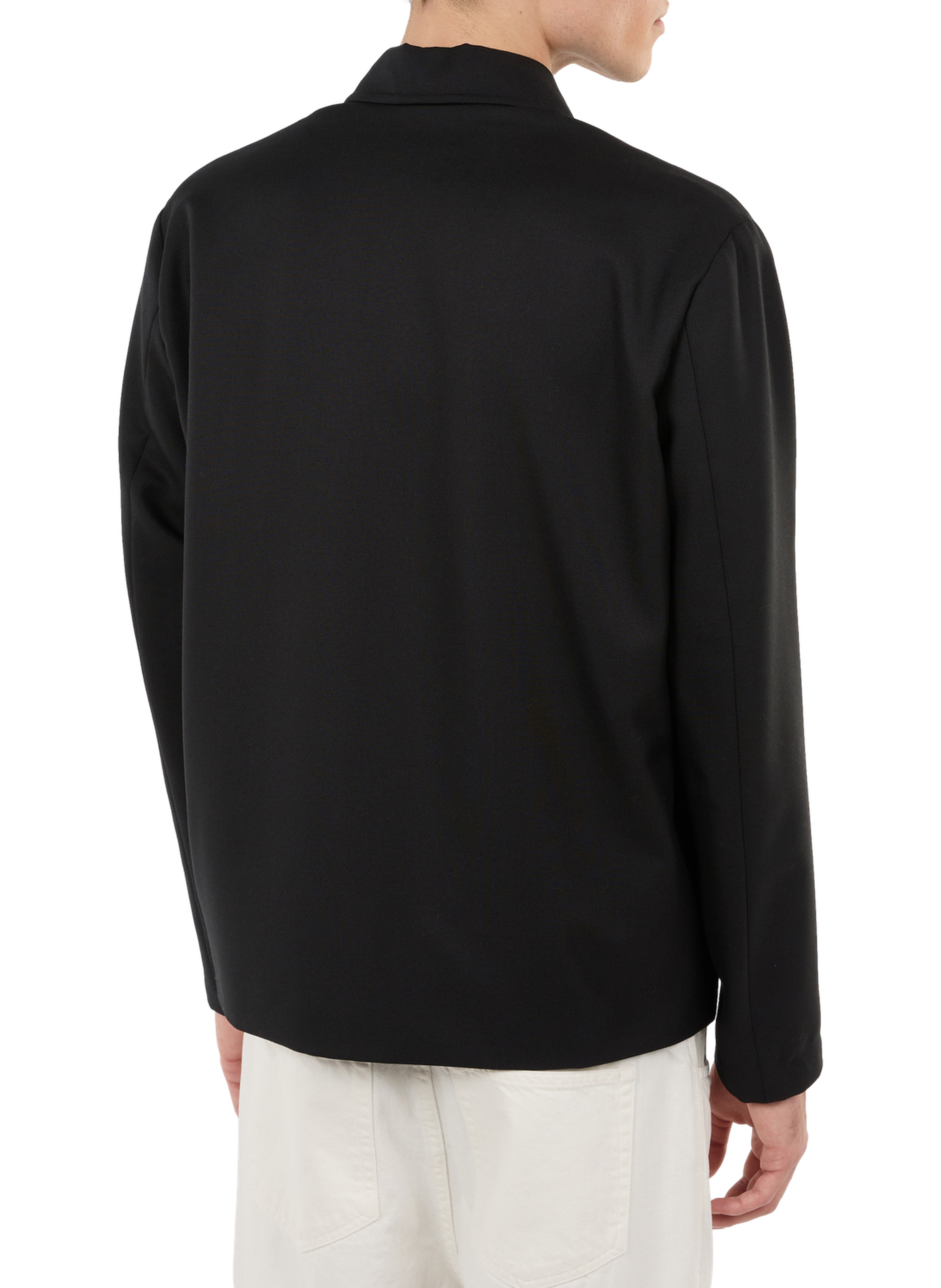 Veste Good col classique en laine SAISON 1865 Noir